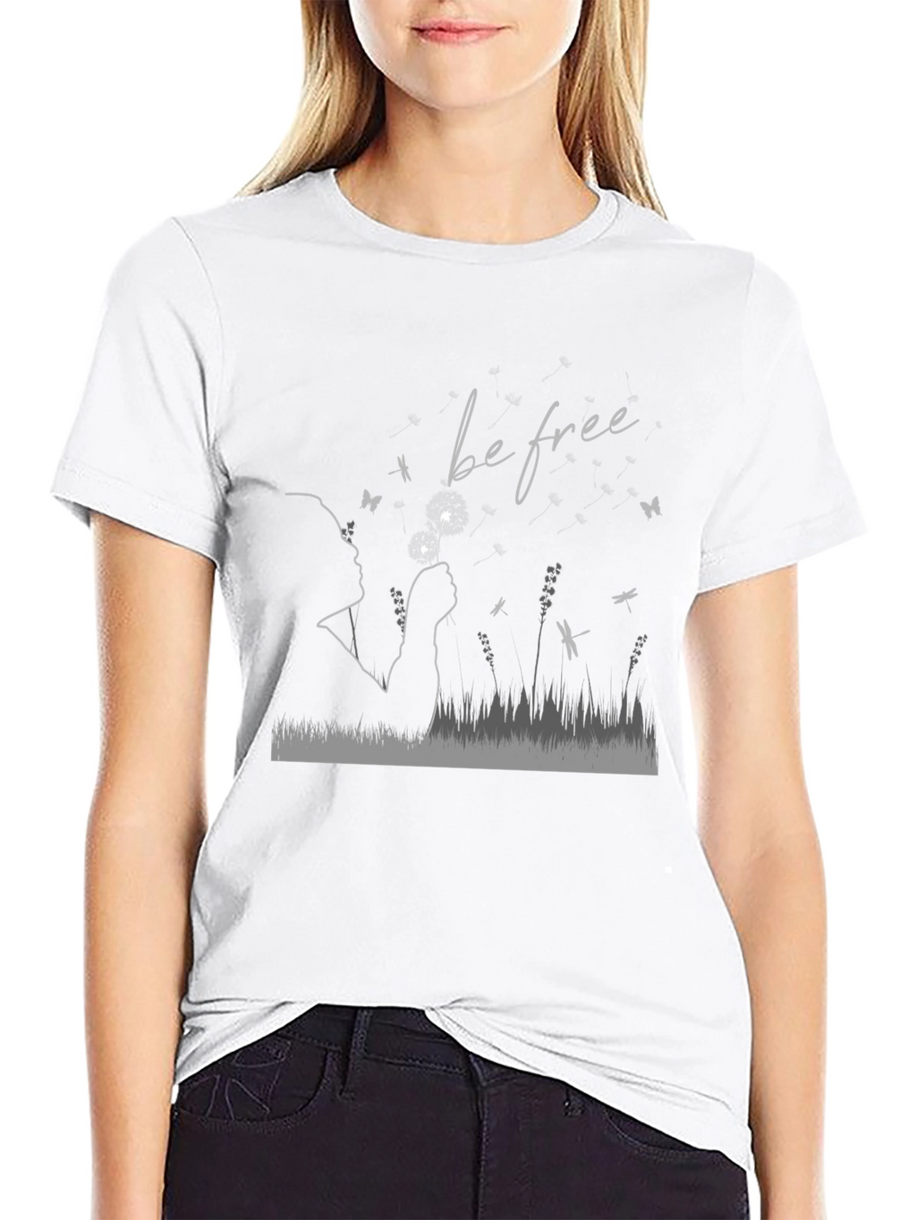 Be Free Graphic T-Shirt - Soft Cotton Blend