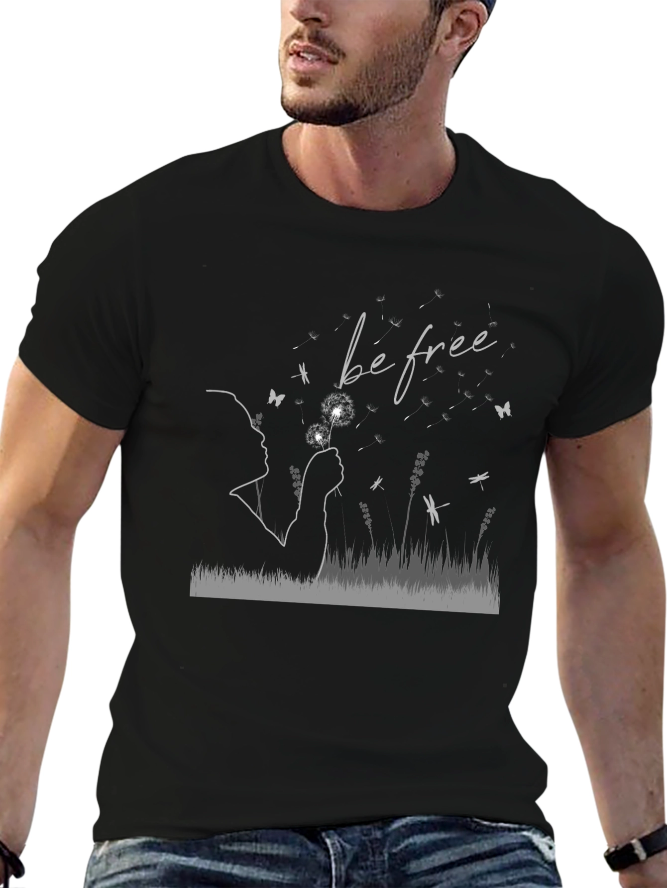 Be Free Graphic T-Shirt - Soft Cotton Blend