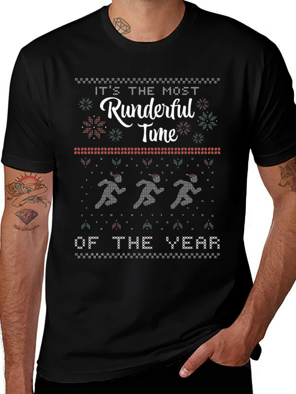 Runderful Time of Year Running Christmas T-Shirt