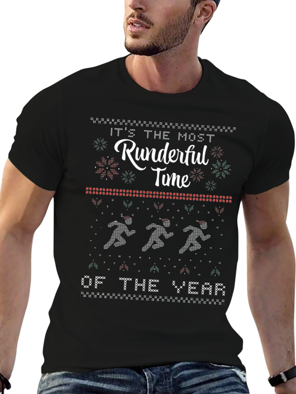 Runderful Time of Year Running Christmas T-Shirt