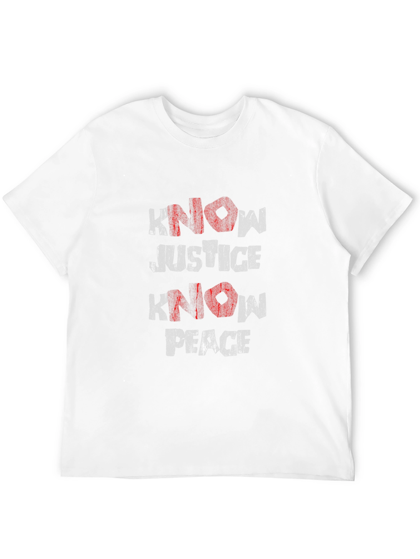 Know Justice Know Peace Graphic Tee - Black