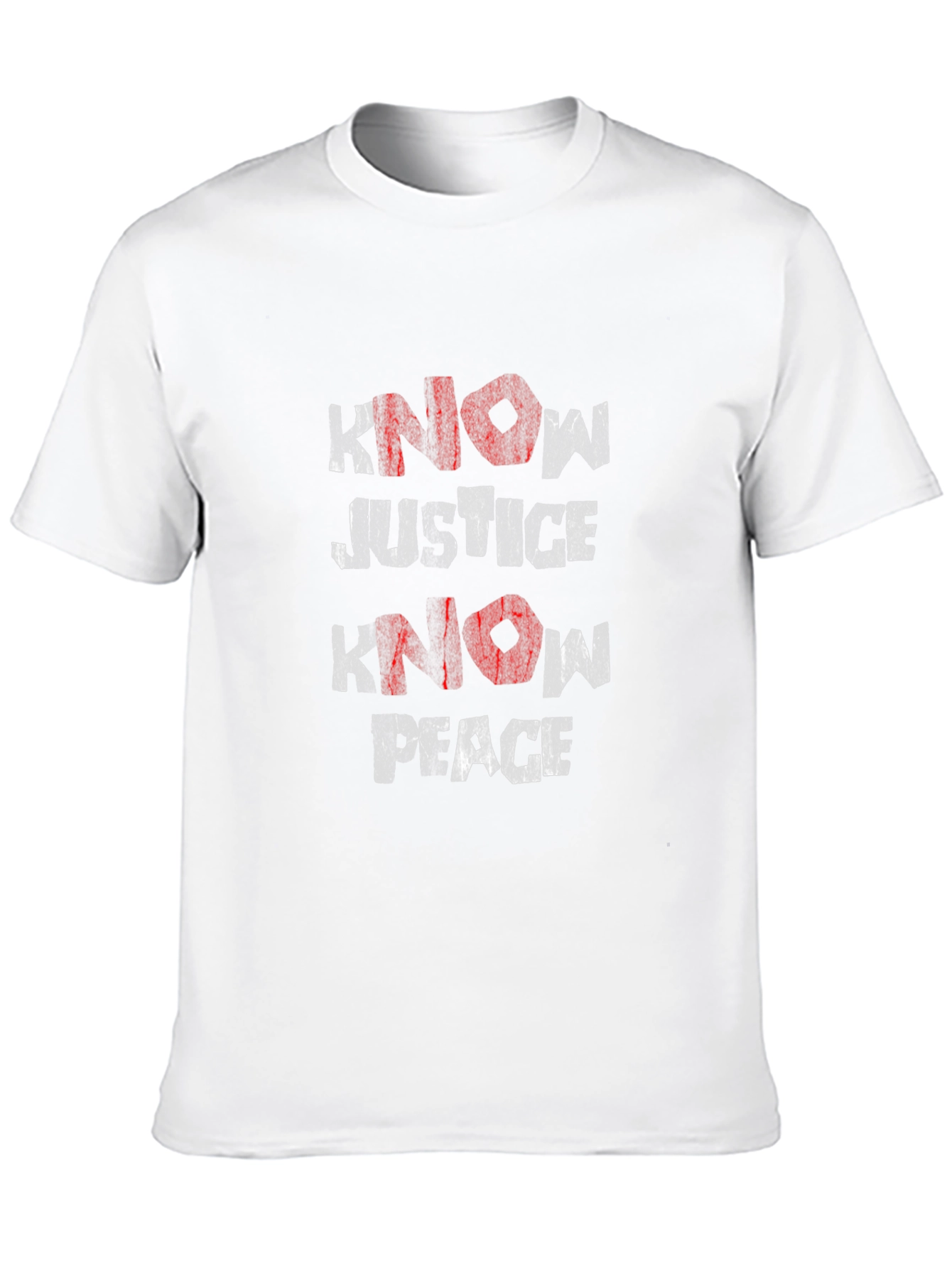 Know Justice Know Peace Graphic Tee - Black