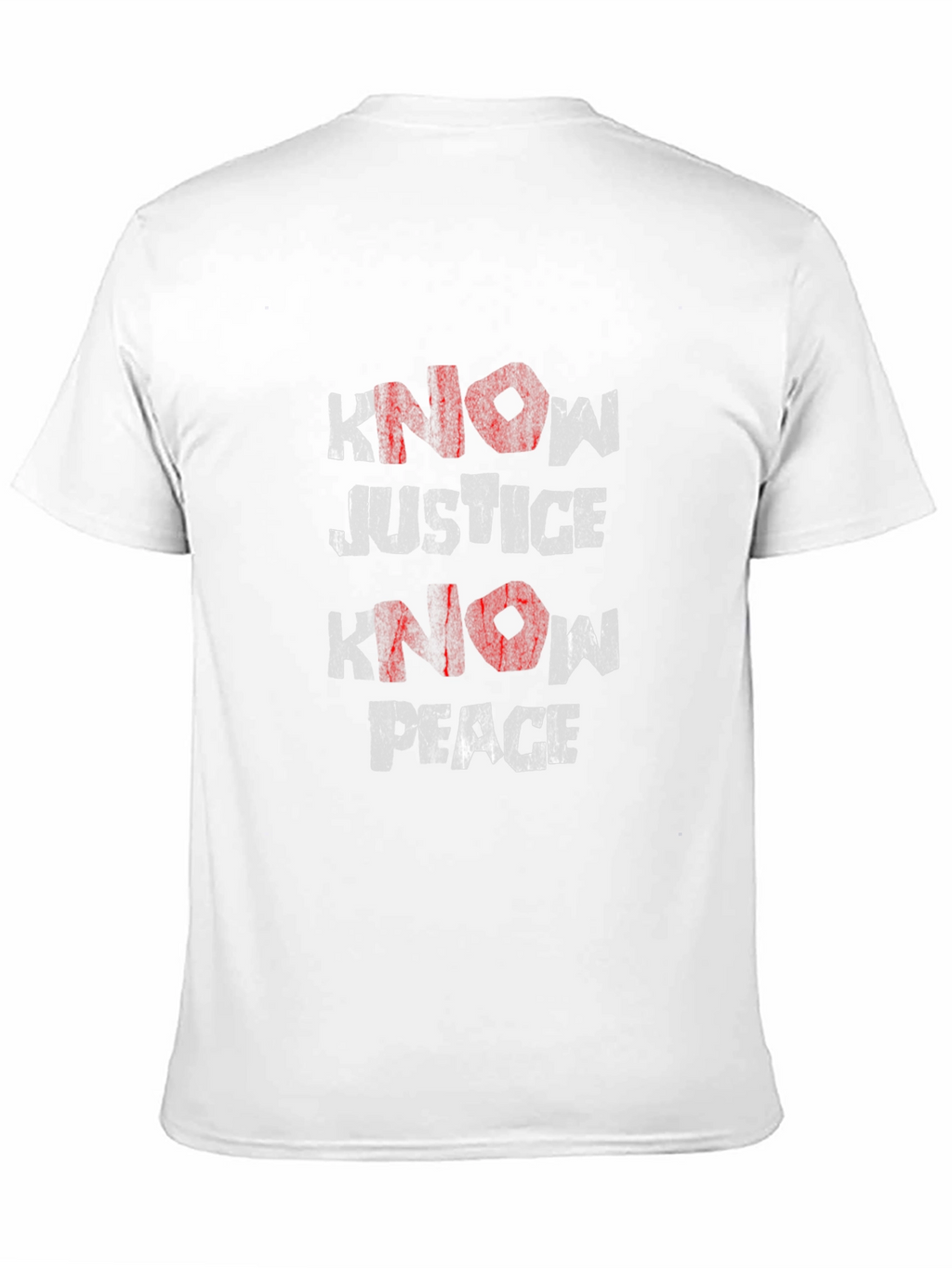 Know Justice Know Peace Graphic Tee - Black
