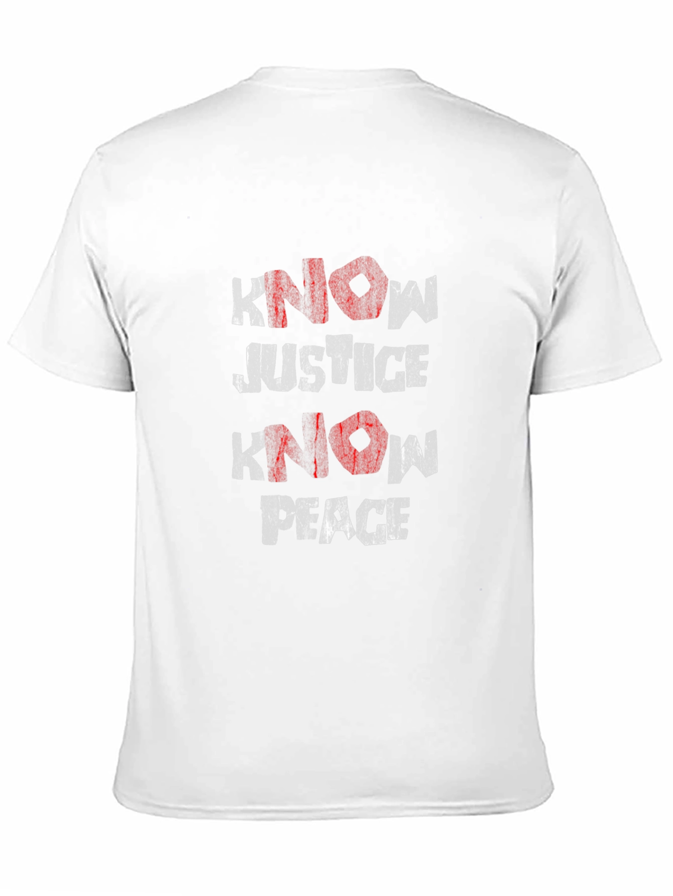 Know Justice Know Peace Graphic Tee - Black