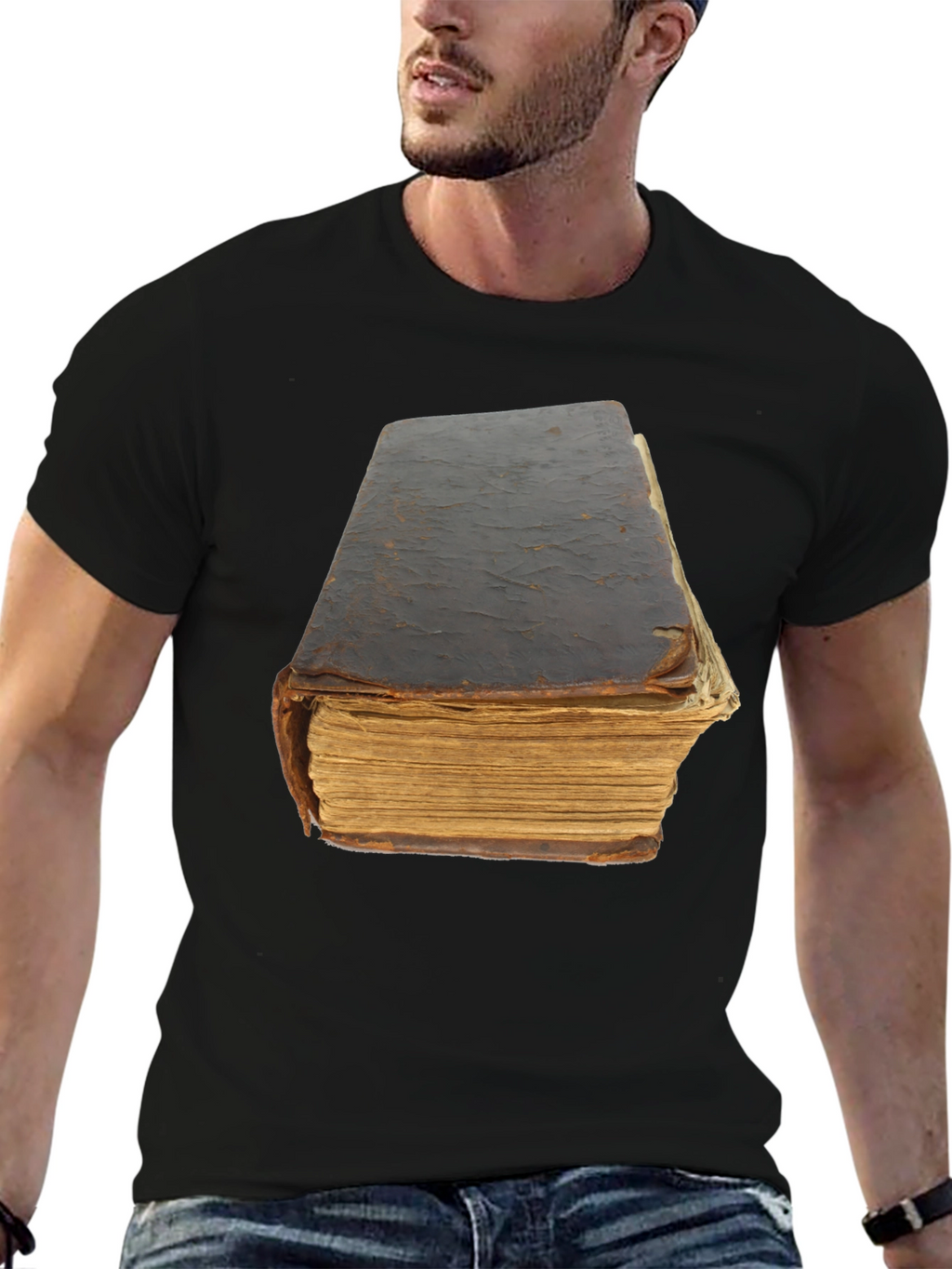Antique Book T-Shirt - Literary Novelty Tee