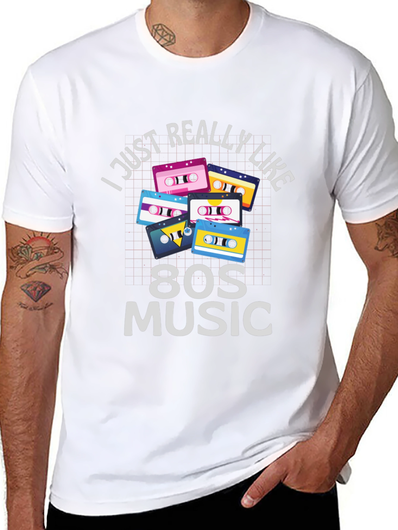 80s Music Retro Cassette T-Shirt