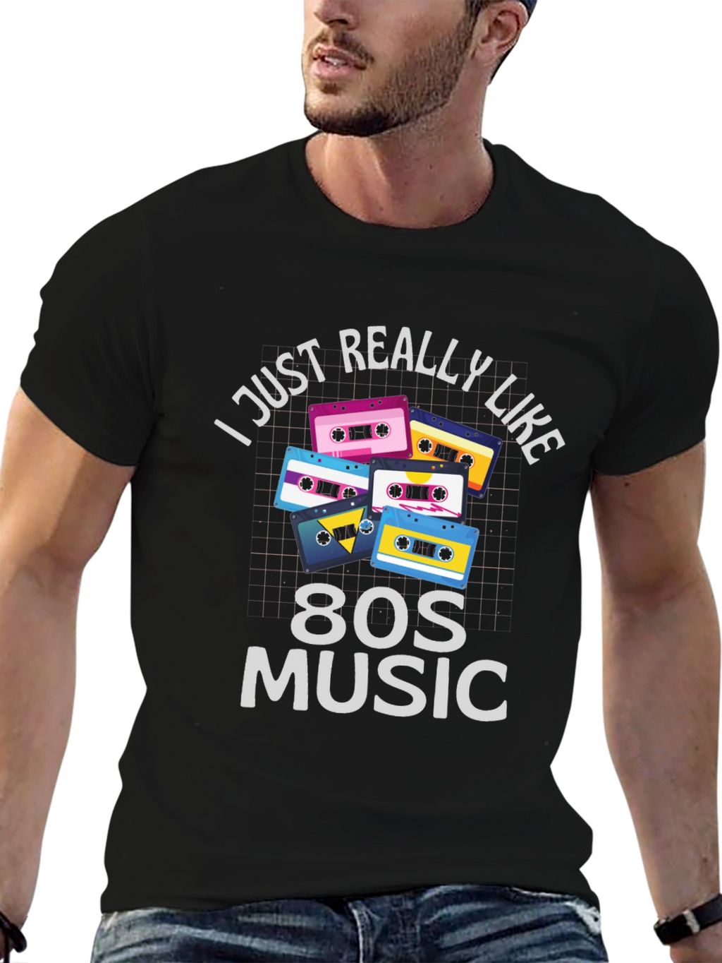 80s Music Retro Cassette T-Shirt