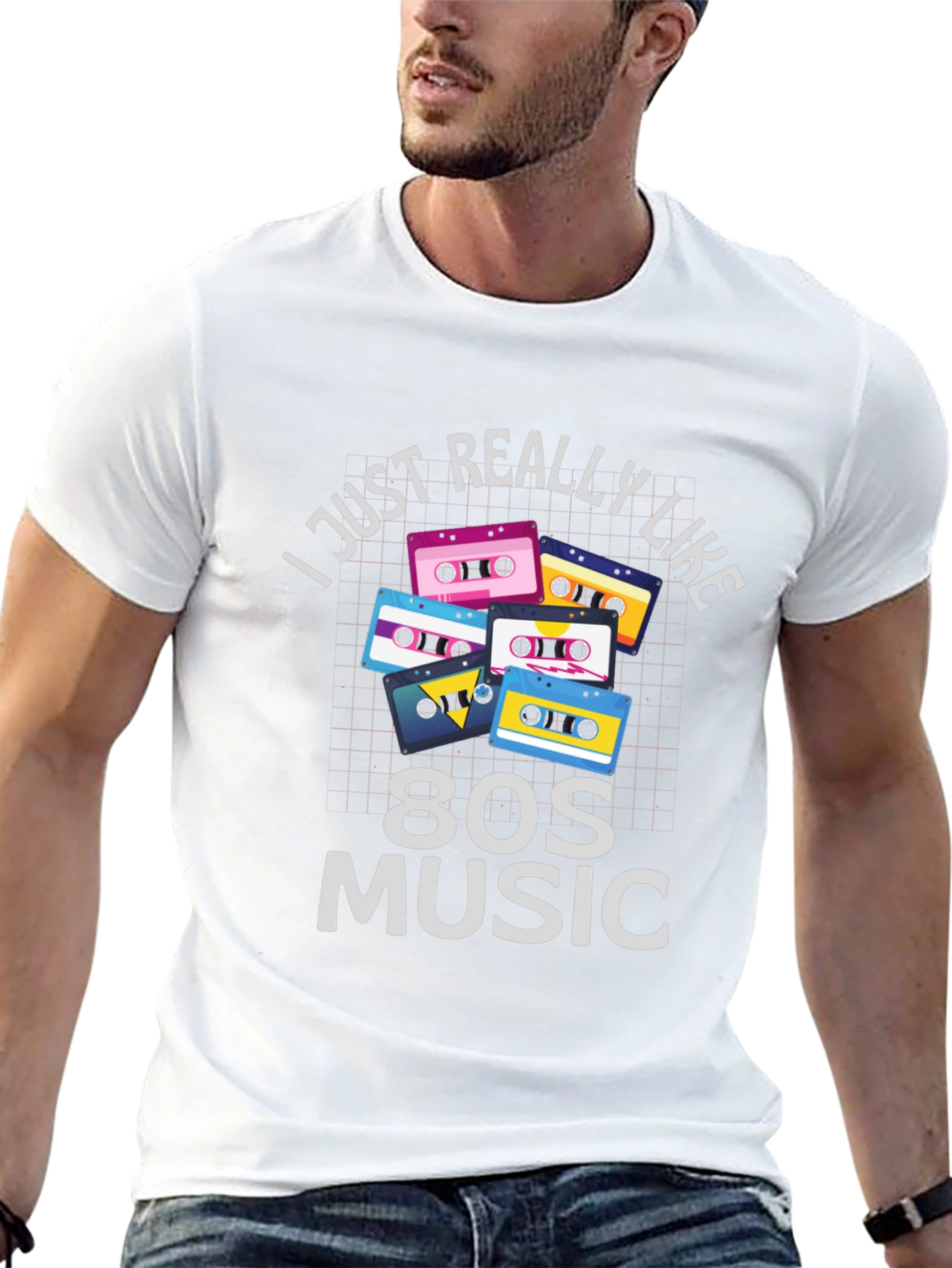 80s Music Retro Cassette T-Shirt