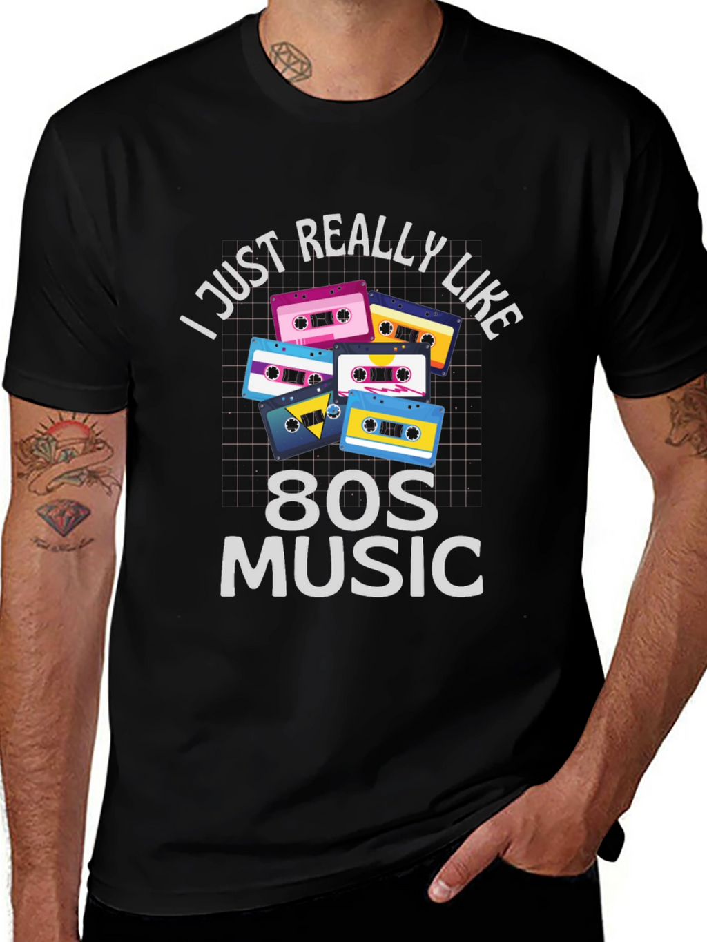 80s Music Retro Cassette T-Shirt