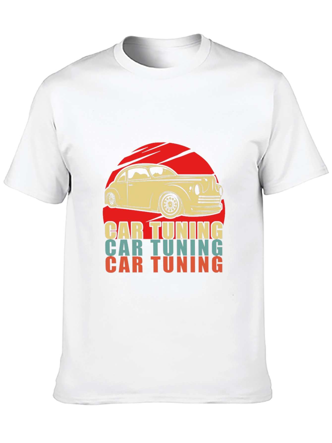 Retro Car Tuning Graphic T-Shirt