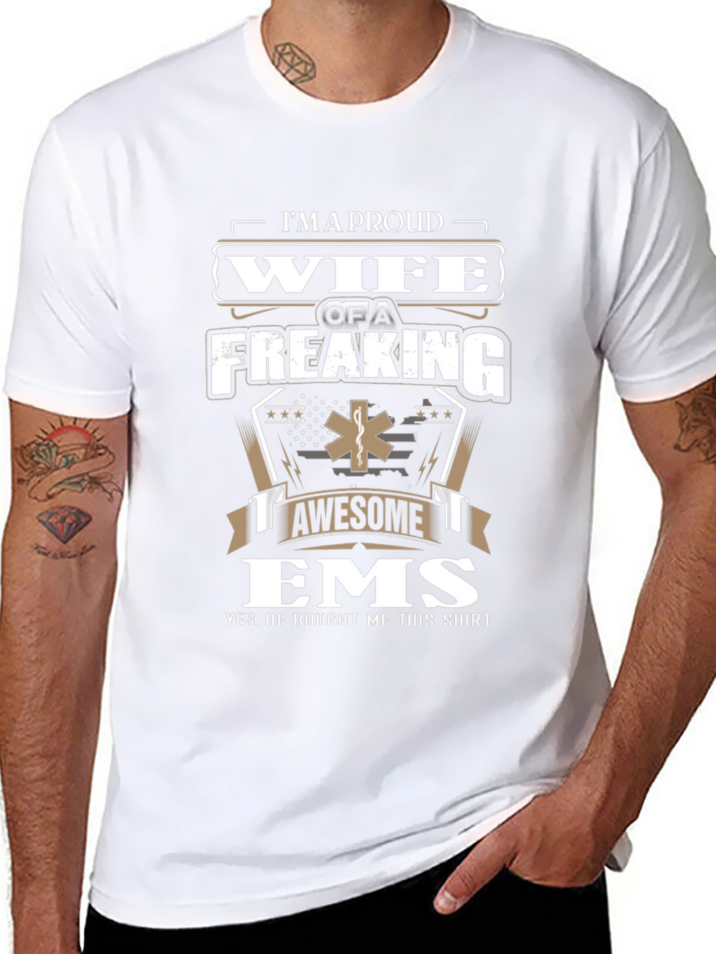 Proud Wife of an EMS T-Shirt