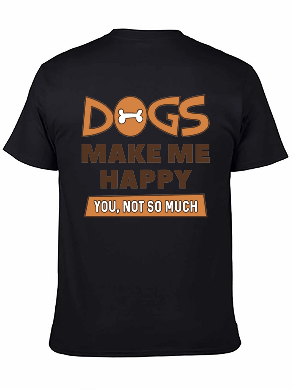 Dogs Make Me Happy Graphic T-Shirt