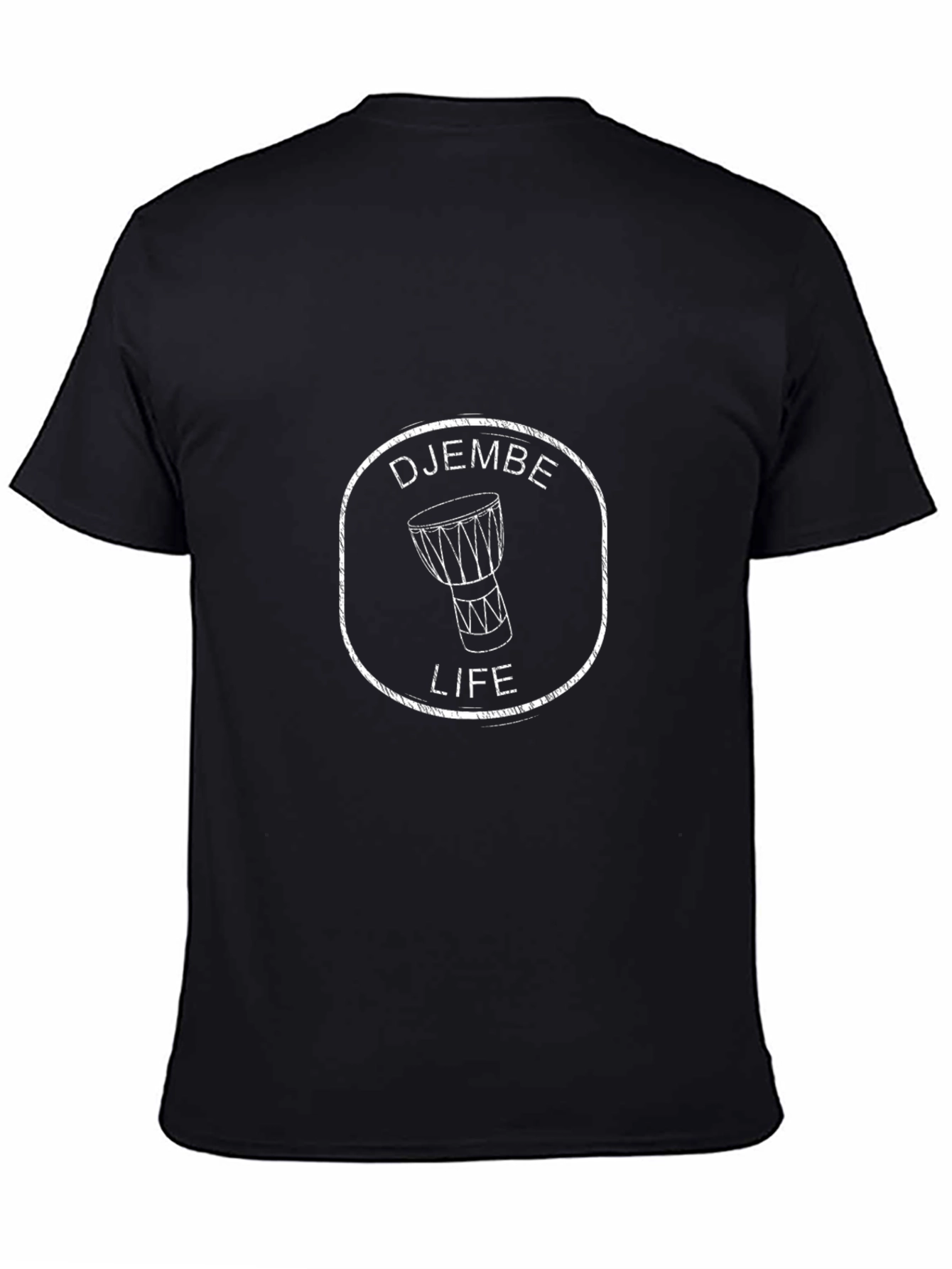 Djembe Life Black Graphic Tee Shirt