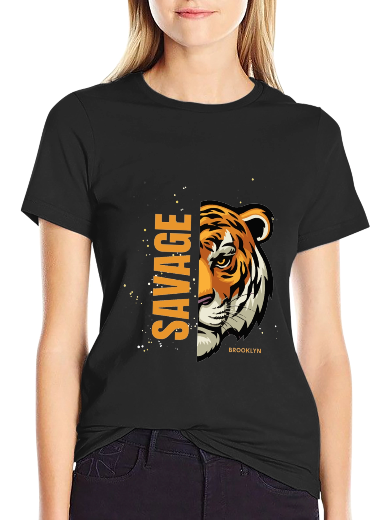 Savage Tiger Graphic T-Shirt - Brooklyn Style