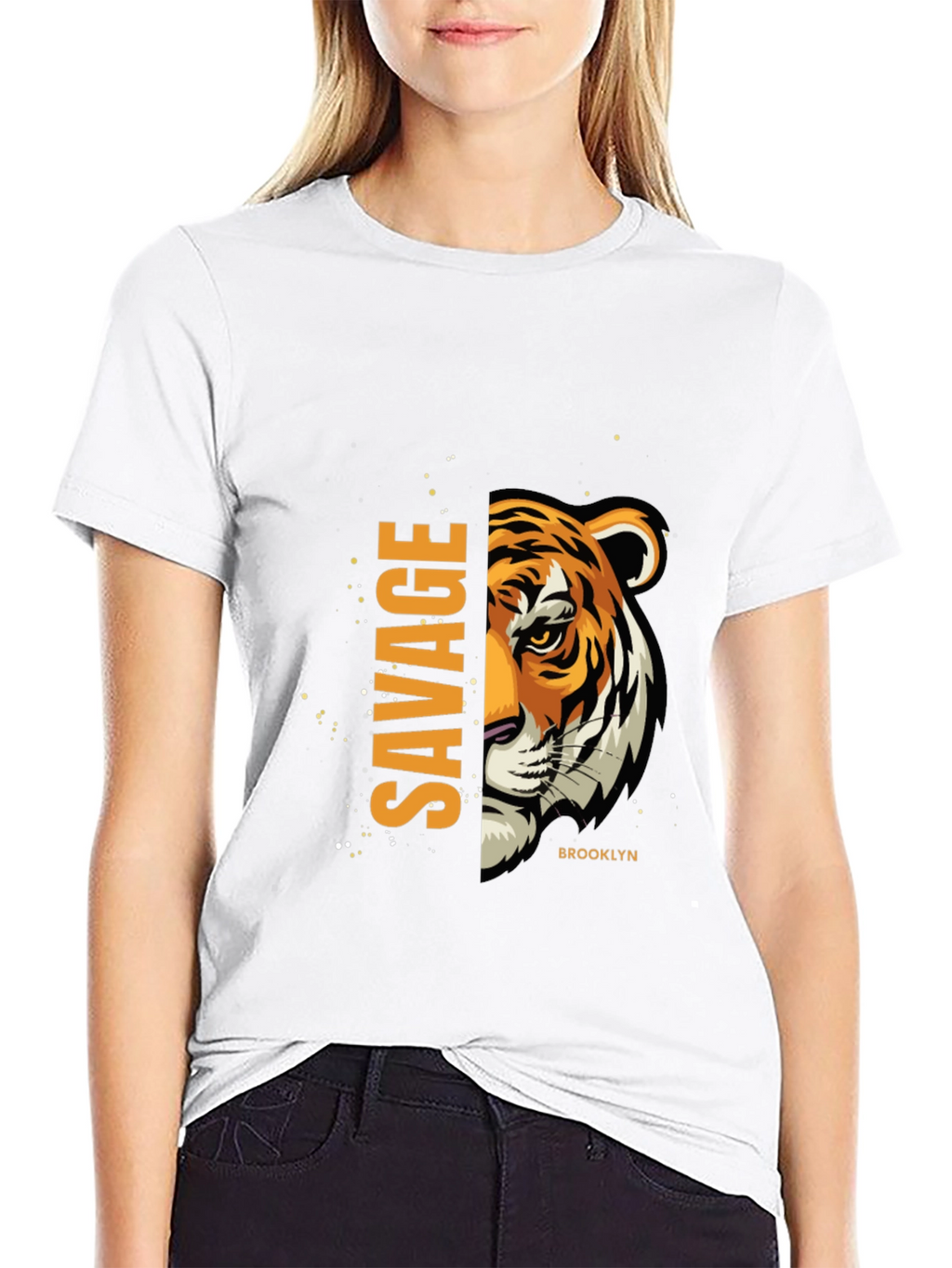 Savage Tiger Graphic T-Shirt - Brooklyn Style