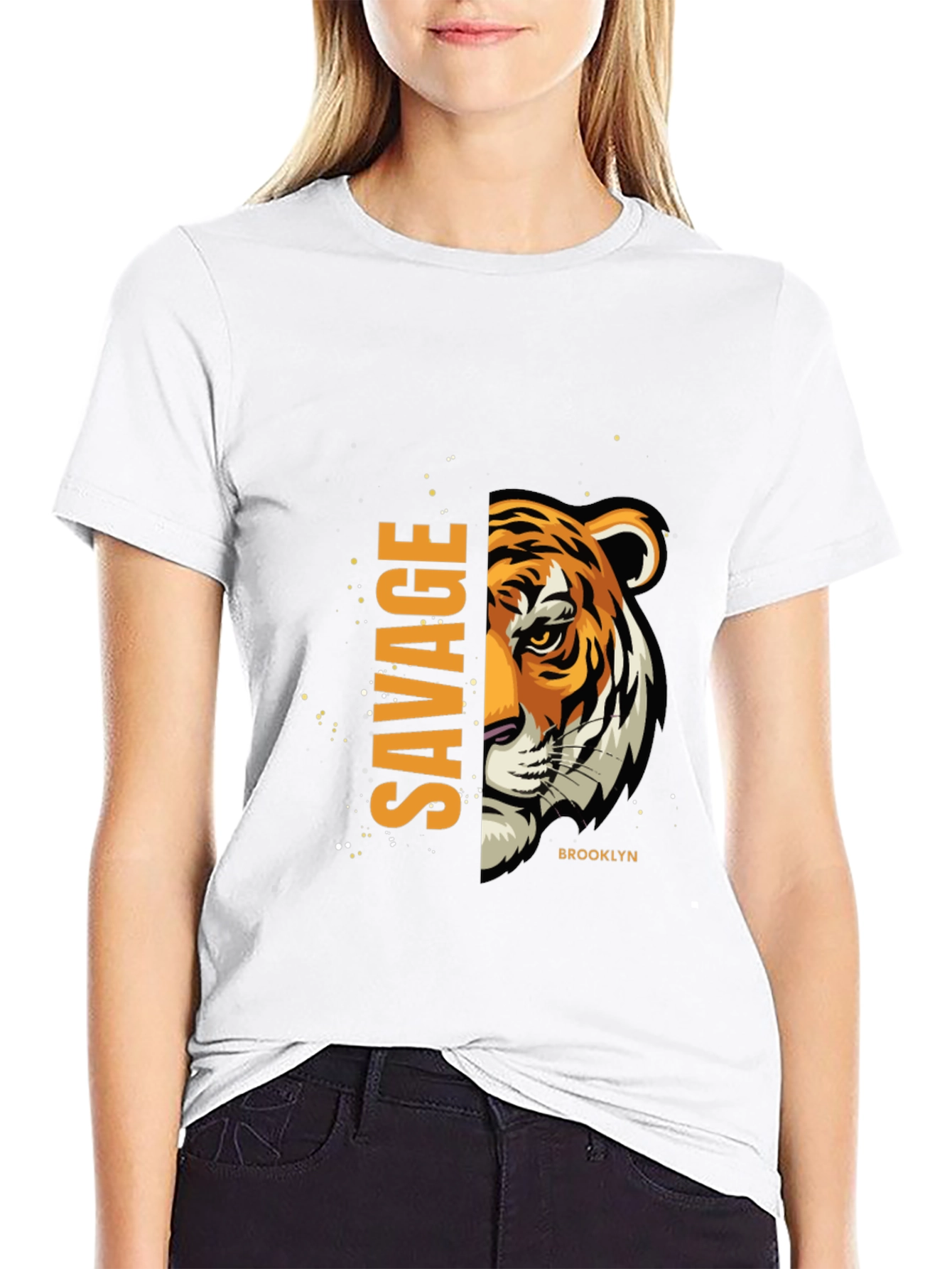 Savage Tiger Graphic T-Shirt - Brooklyn Style