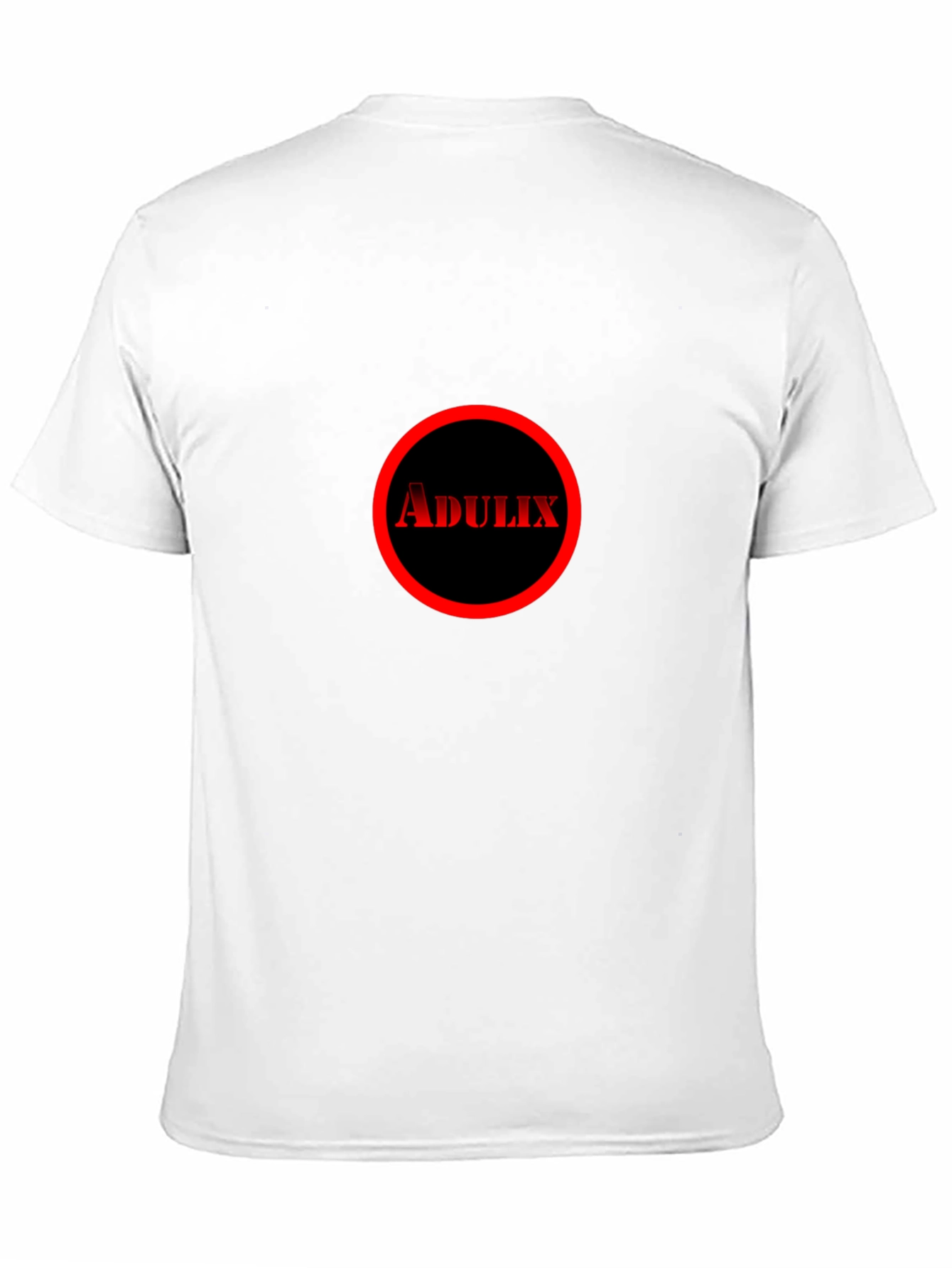 Adulix Circle Graphic Tee - Black Cotton Casual Shirt