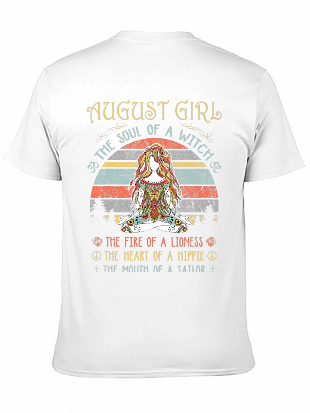 August Girl Witch Hippie Graphic Tee