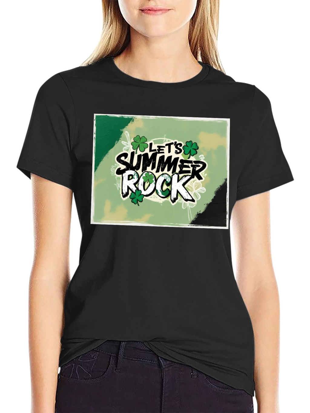Lets Summer Rock Clover T-Shirt