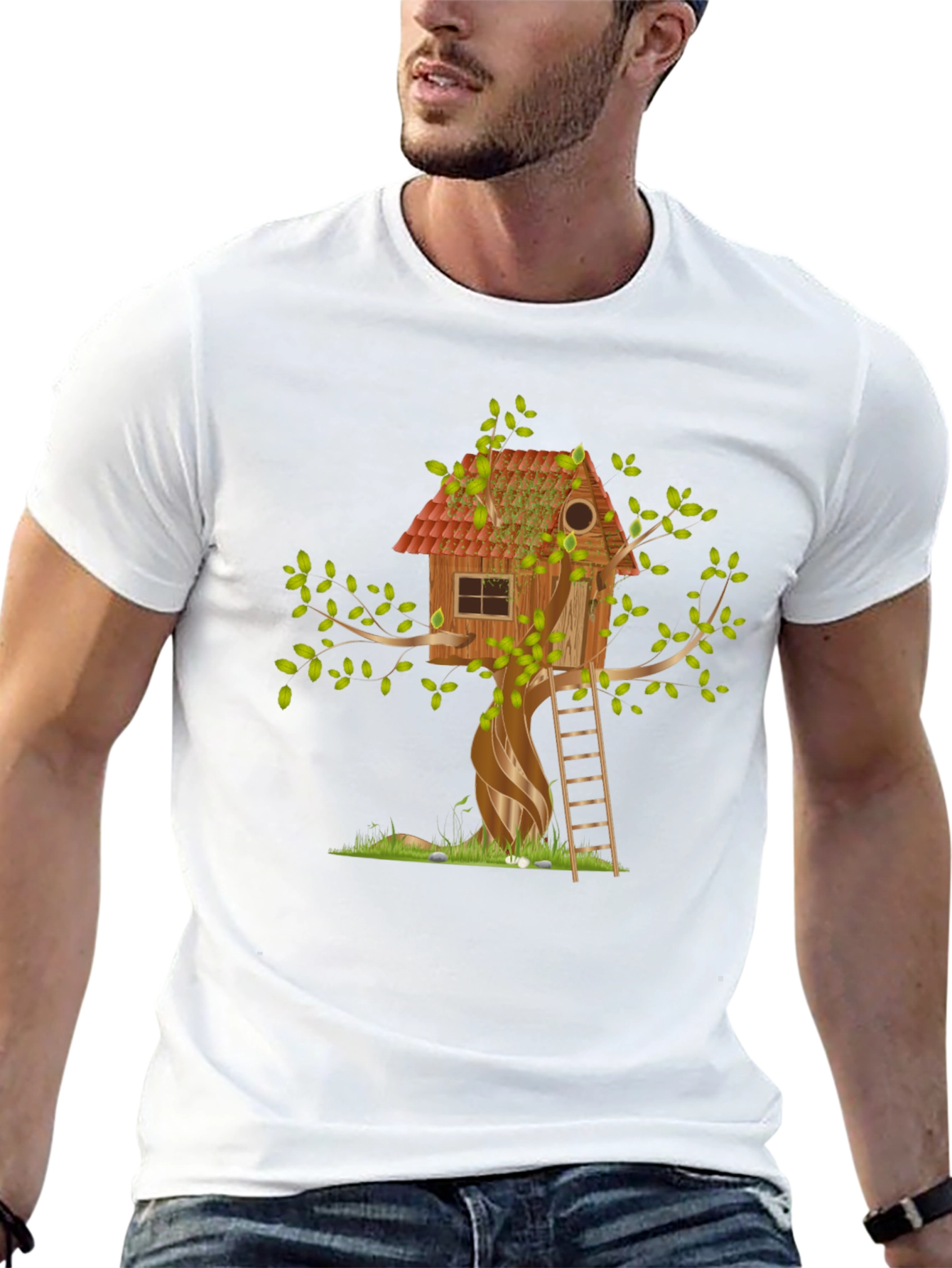 Treehouse Graphic Tee - Nature Inspired Shirt