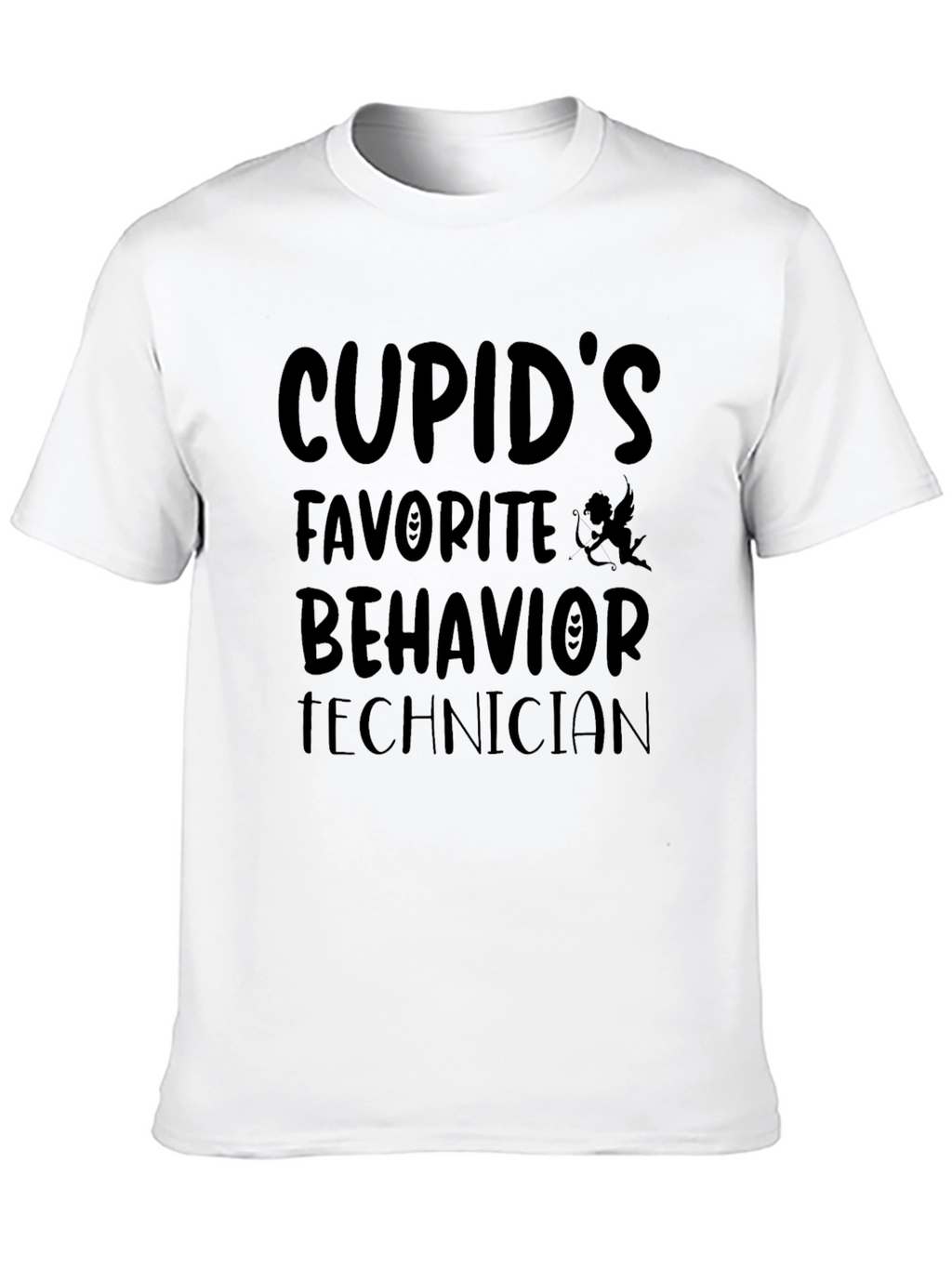 Cupids Favorite Behavior Technician Black T-Shirt