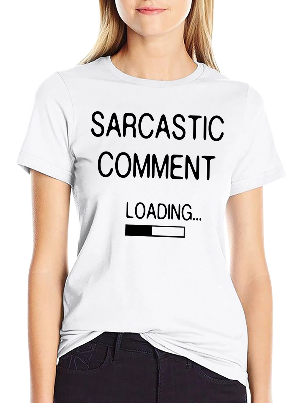 Sarcastic Comment Loading T-Shirt Funny Humor Graphic Tee