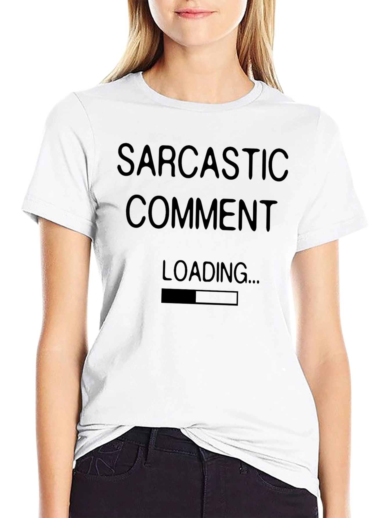 Sarcastic Comment Loading T-Shirt Funny Humor Graphic Tee