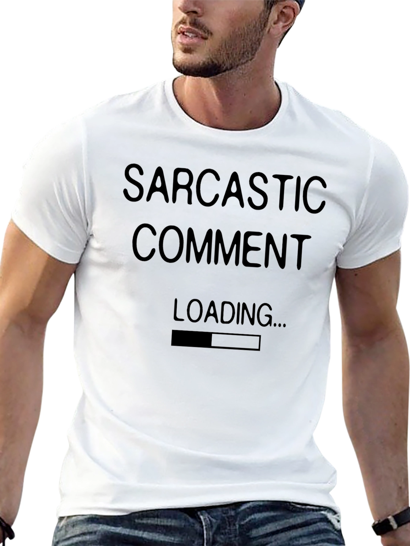 Sarcastic Comment Loading T-Shirt Funny Humor Graphic Tee