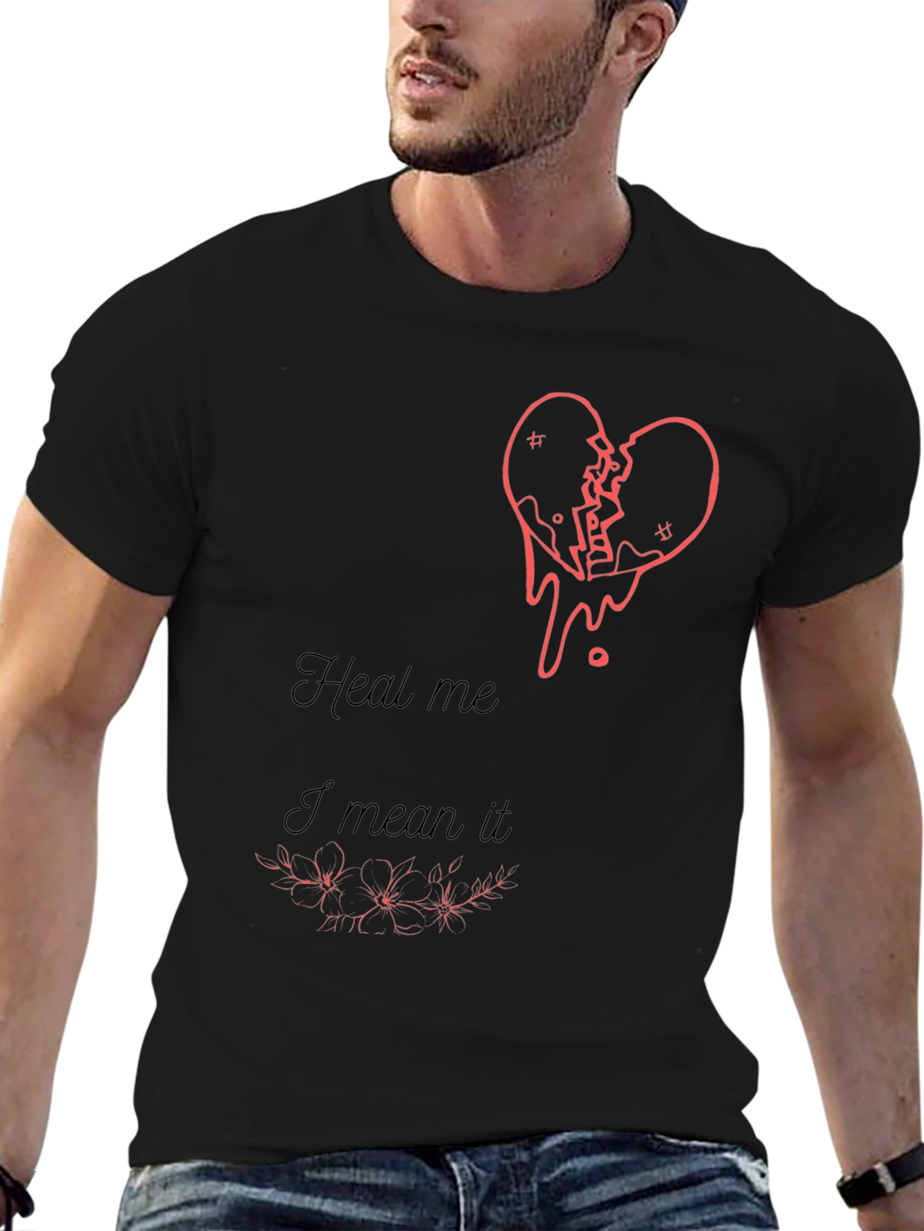 Heal Me Broken Heart Graphic Tee