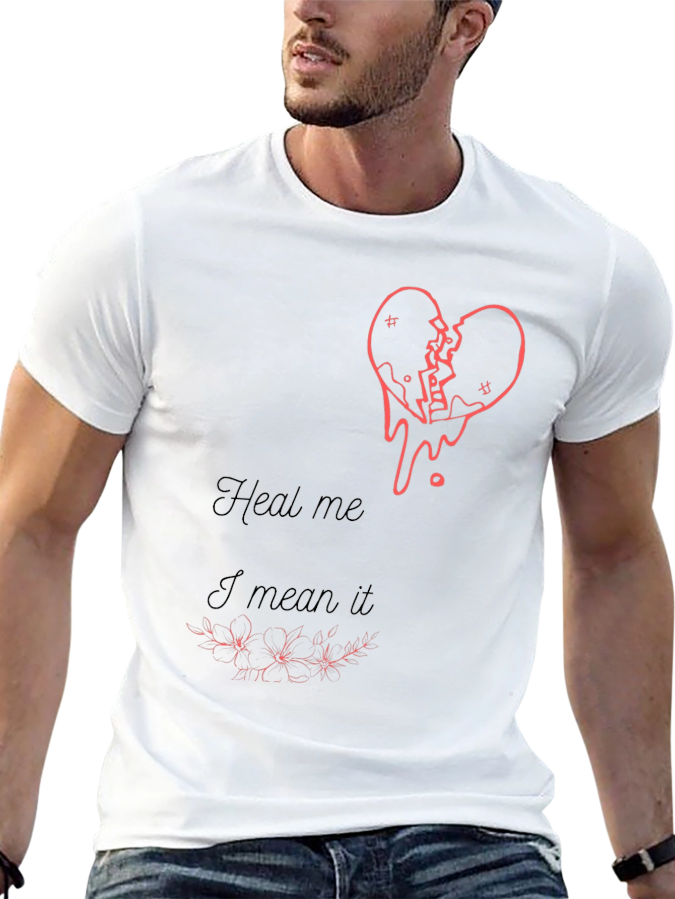 Heal Me Broken Heart Graphic Tee