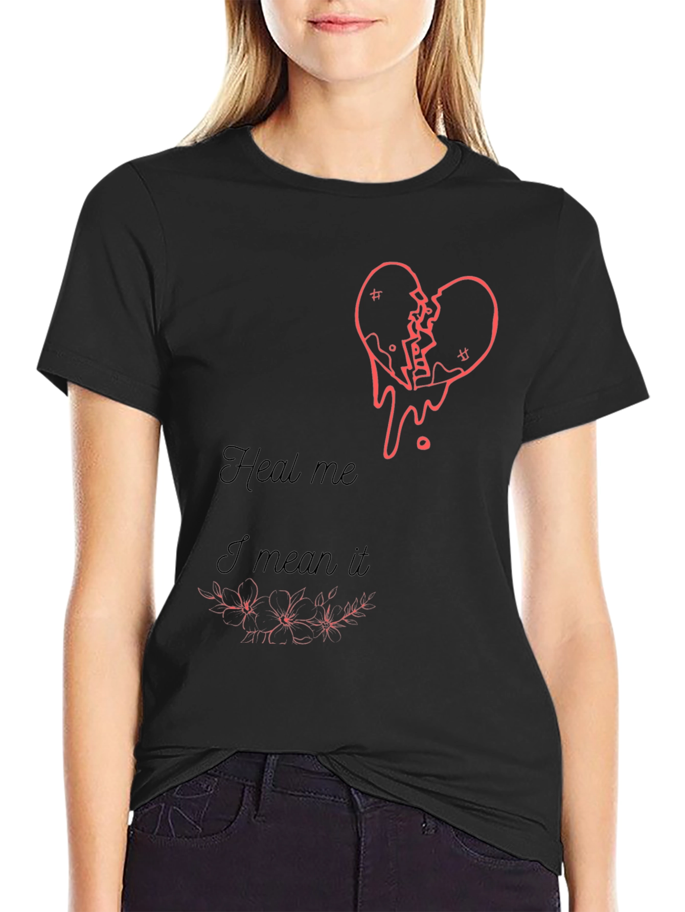 Heal Me Broken Heart Graphic Tee