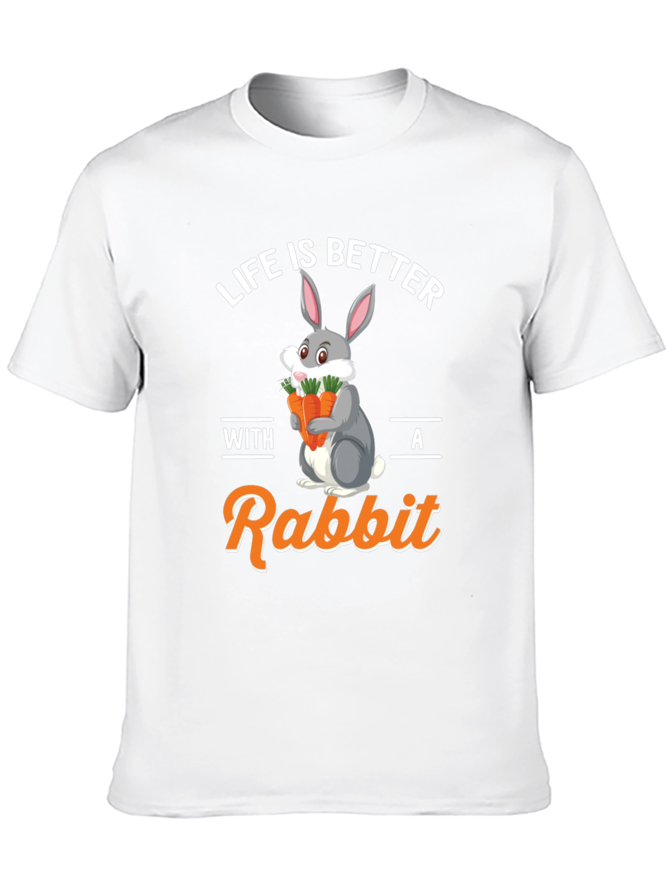 Life is Better with a Rabbit Graphic Tee