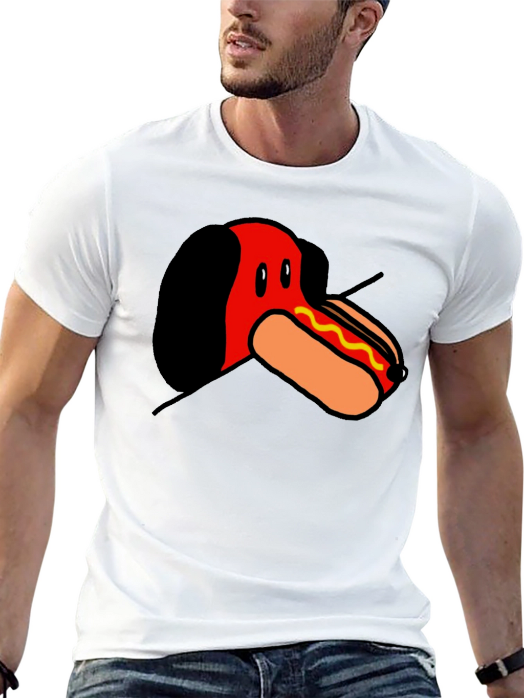 Hot Dog Dachshund T-Shirt - Funny Graphic Tee