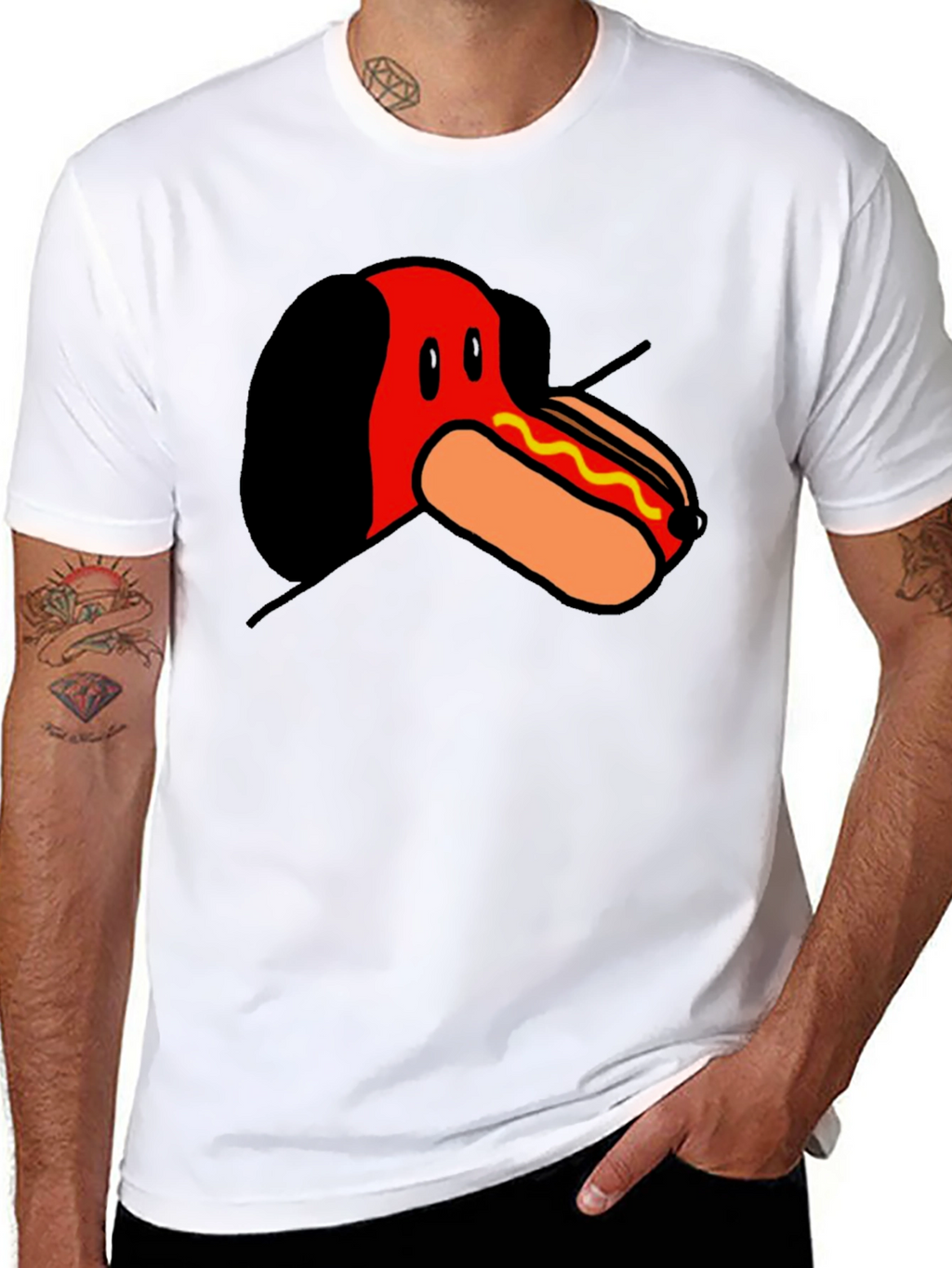 Hot Dog Dachshund T-Shirt - Funny Graphic Tee