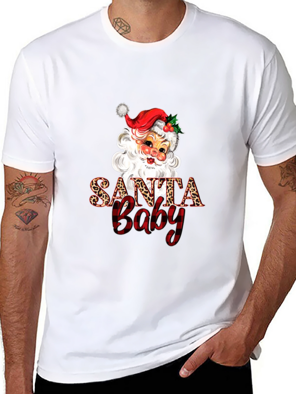Santa Baby Graphic Tee - Holiday Style