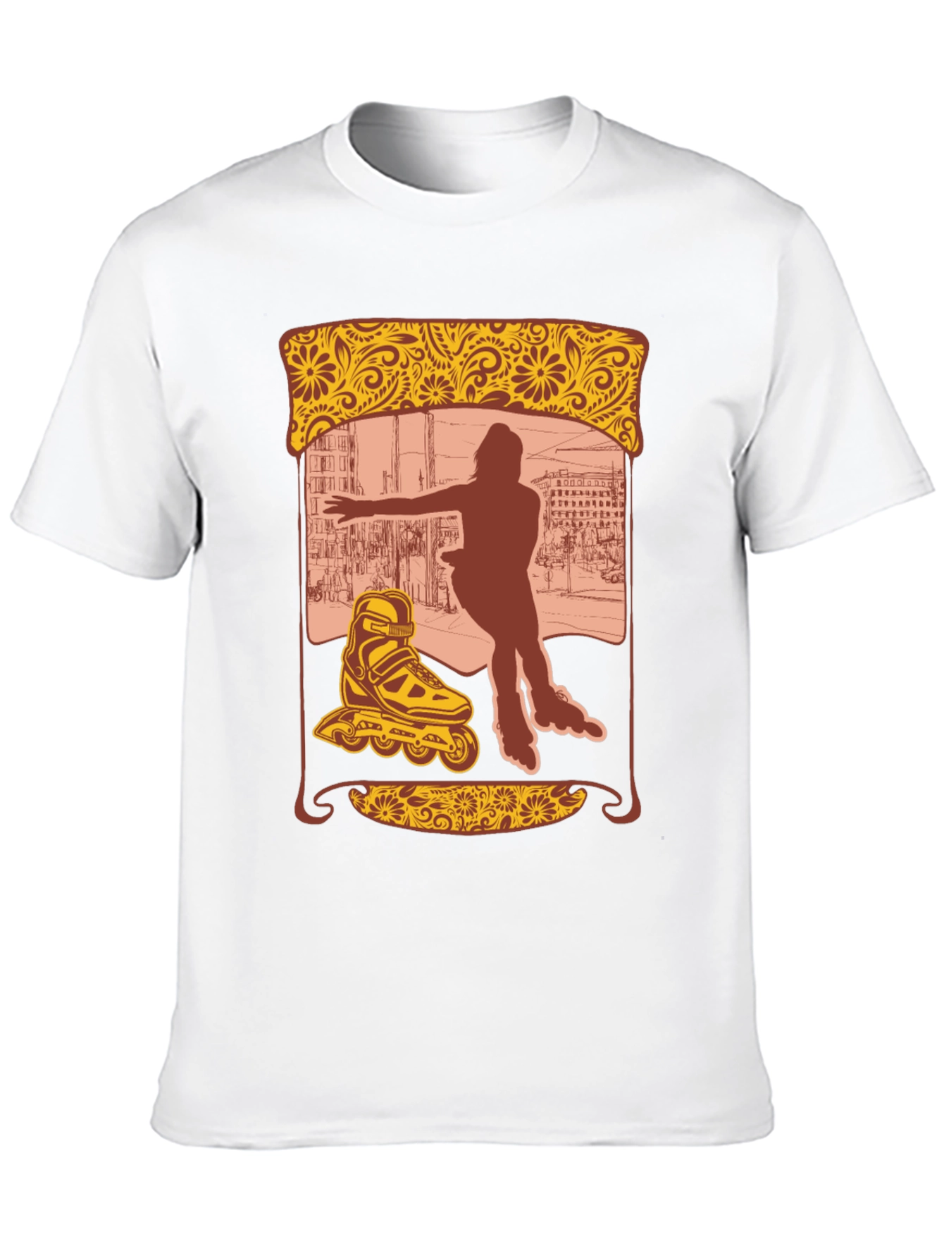 Retro Roller Skate Graphic Tee