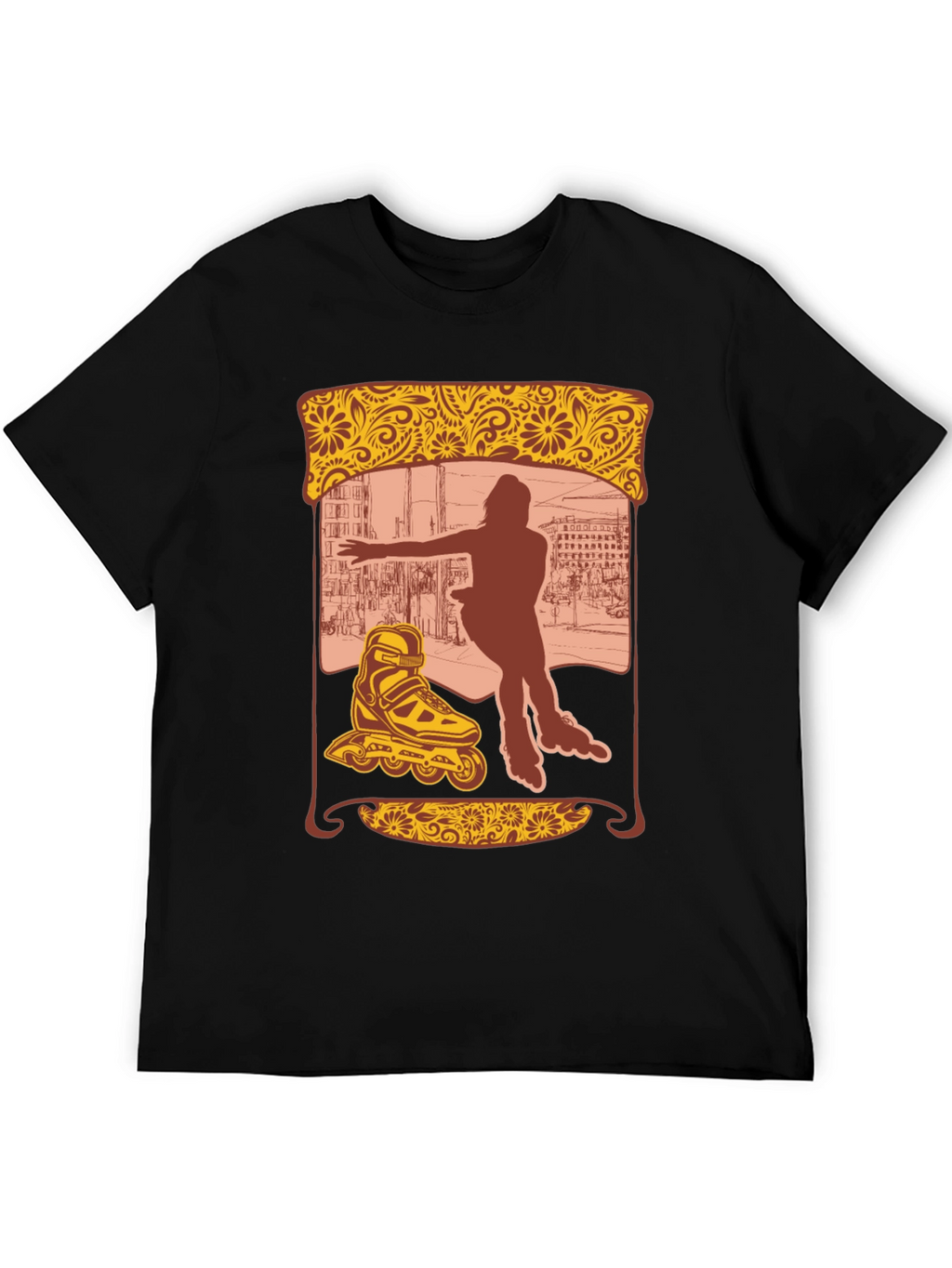 Retro Roller Skate Graphic Tee