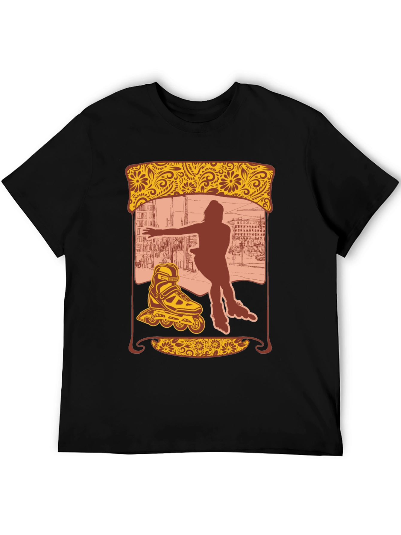 Retro Roller Skate Graphic Tee