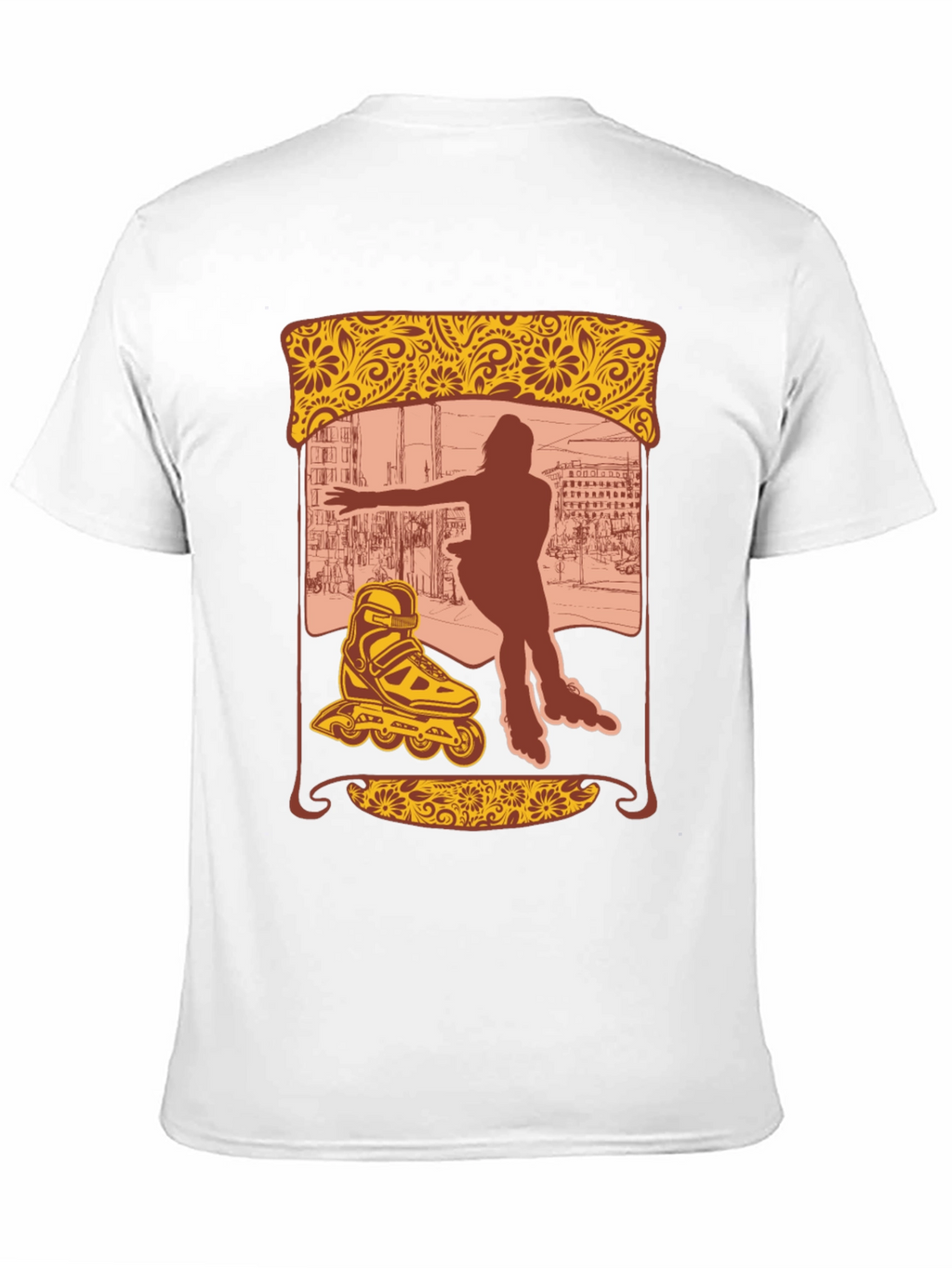 Retro Roller Skate Graphic Tee