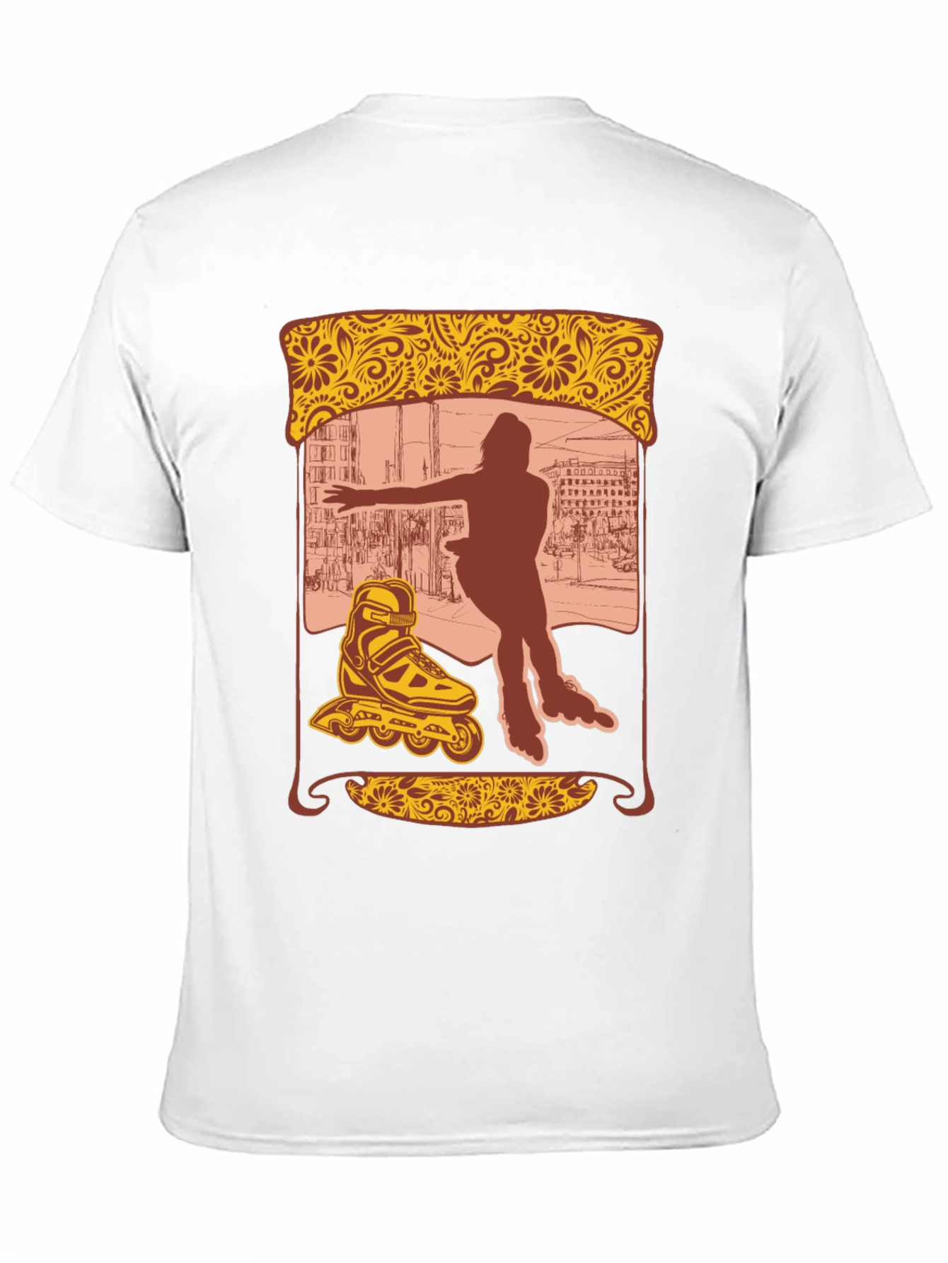 Retro Roller Skate Graphic Tee