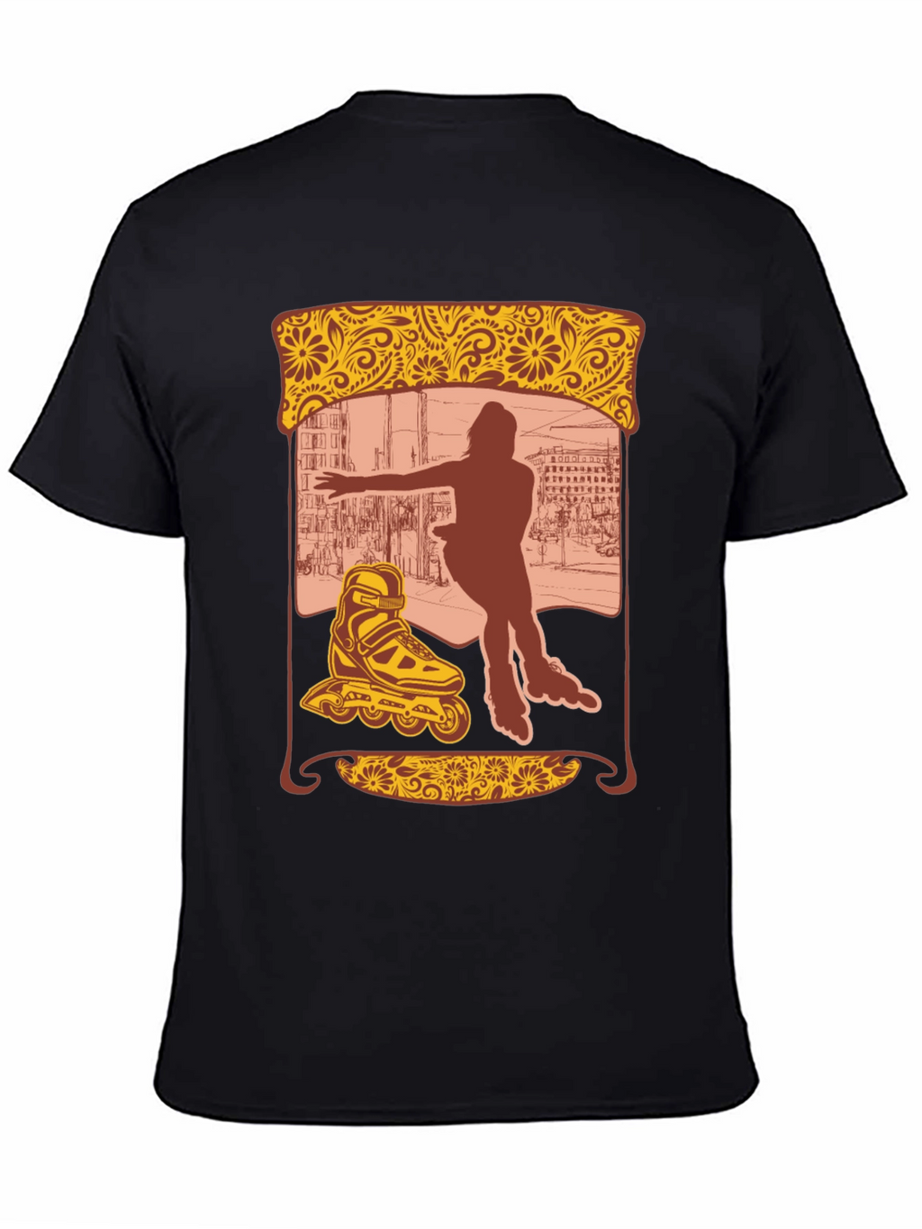 Retro Roller Skate Graphic Tee