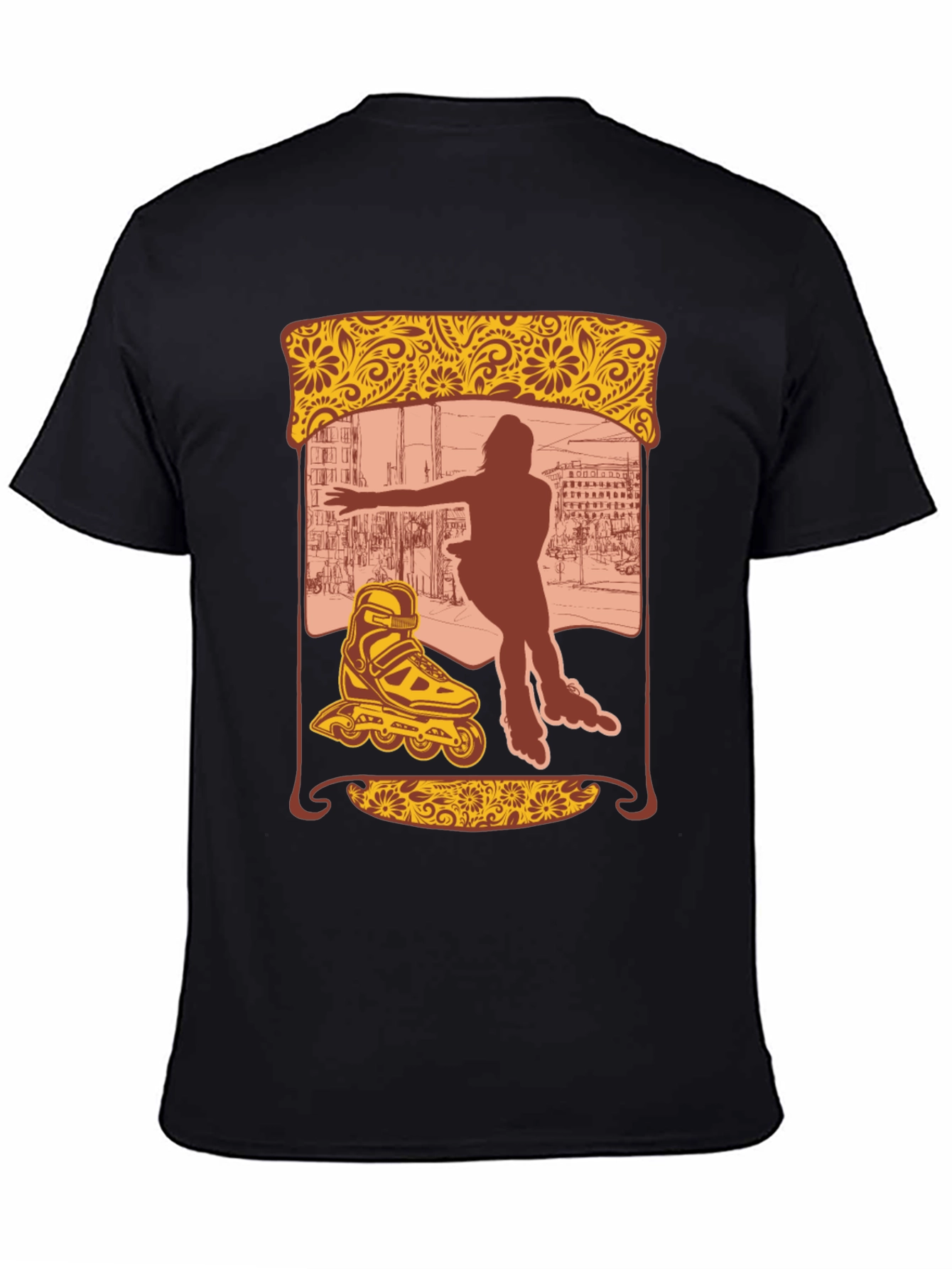 Retro Roller Skate Graphic Tee