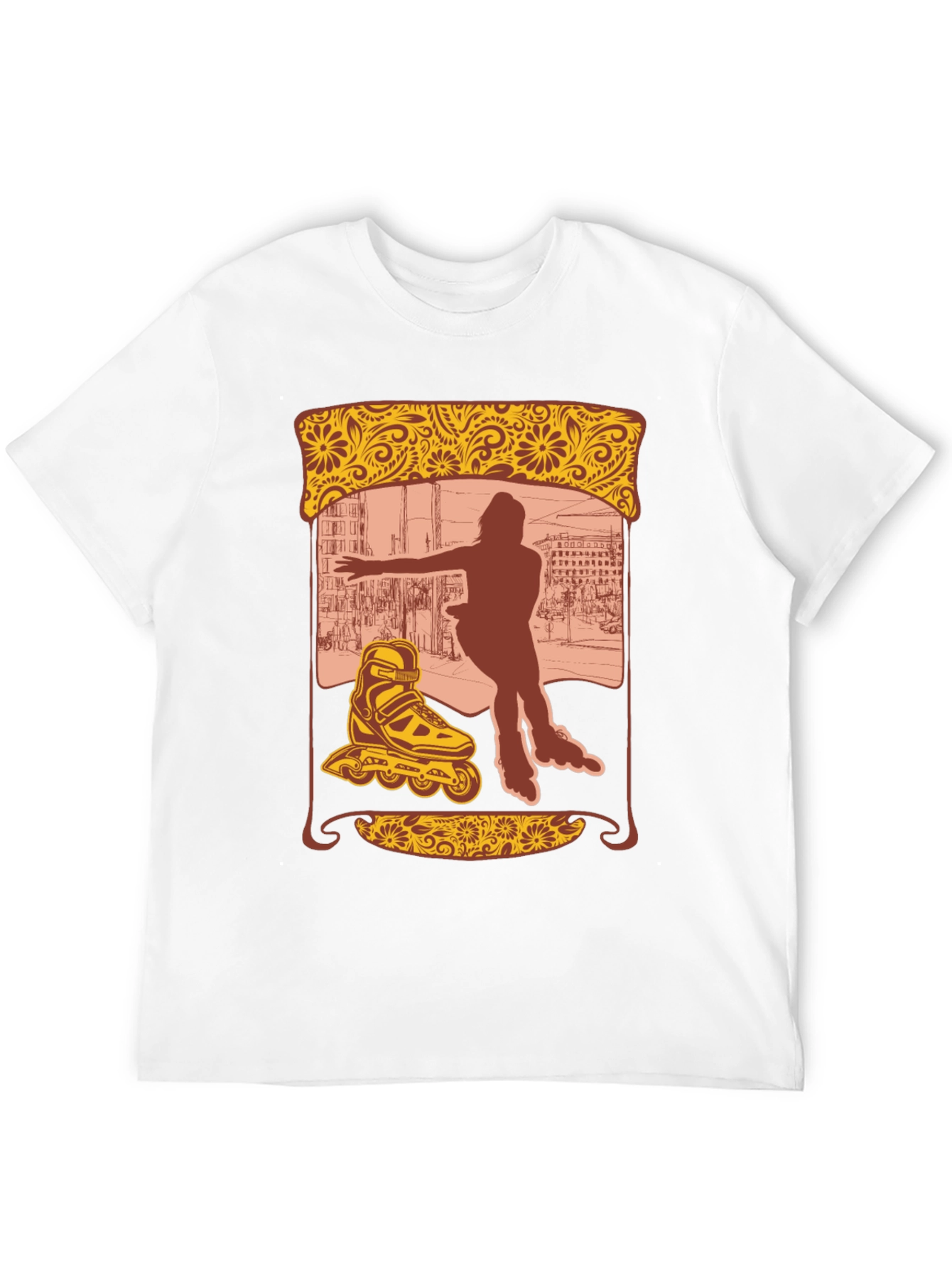 Retro Roller Skate Graphic Tee