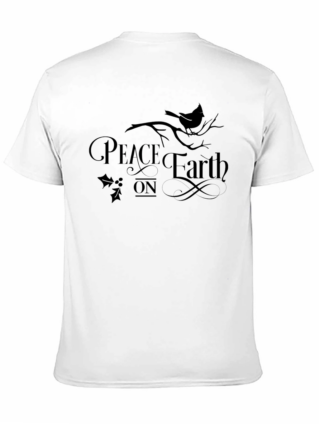 Peace on Earth Graphic Tee - Unisex Holiday T-Shirt