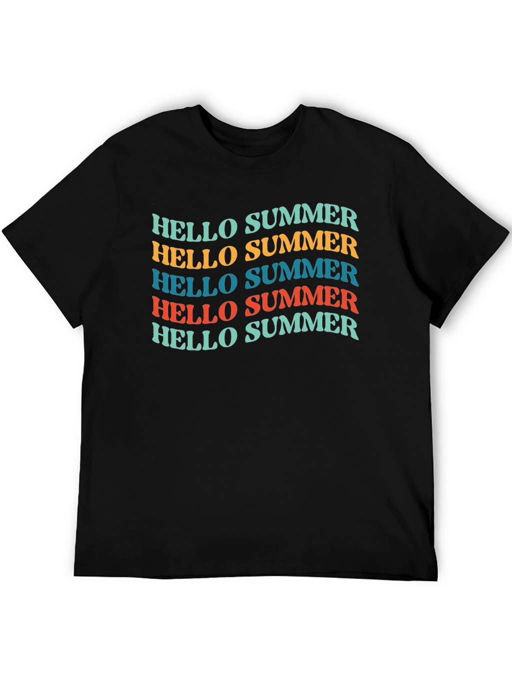 Hello Summer T-Shirt - Retro Style Graphic Tee