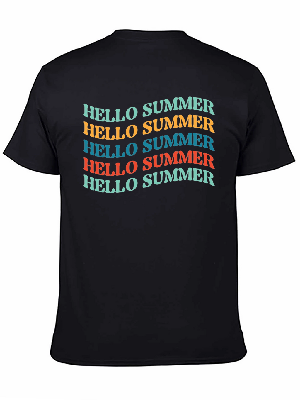 Hello Summer T-Shirt - Retro Style Graphic Tee