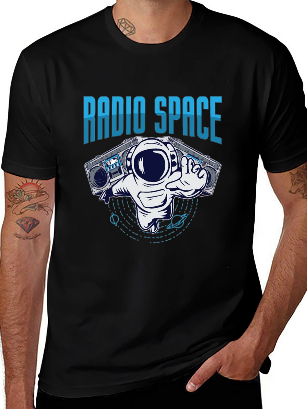 Radio Space Graphic T-Shirt