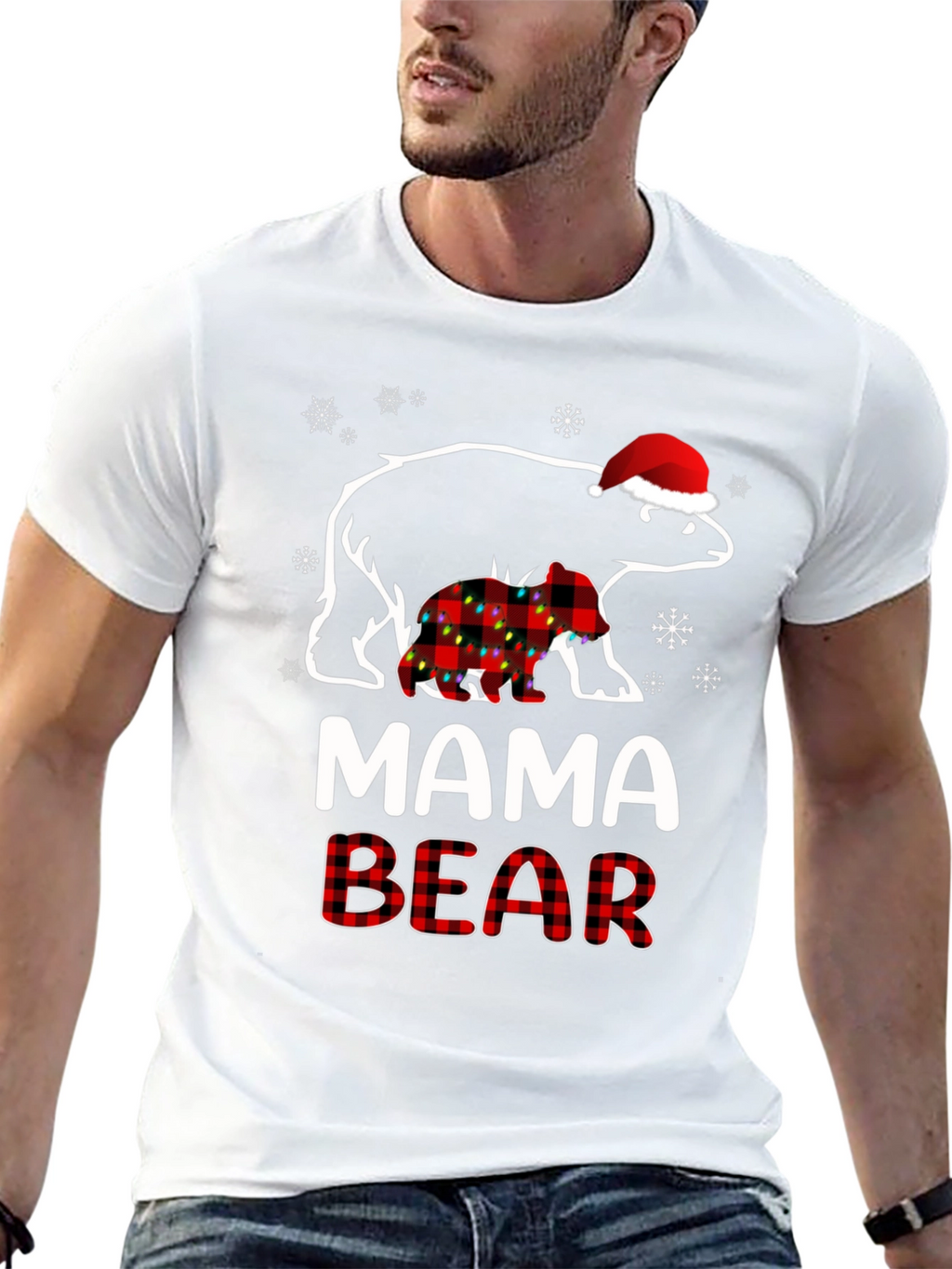 Mama Bear Christmas T-Shirt