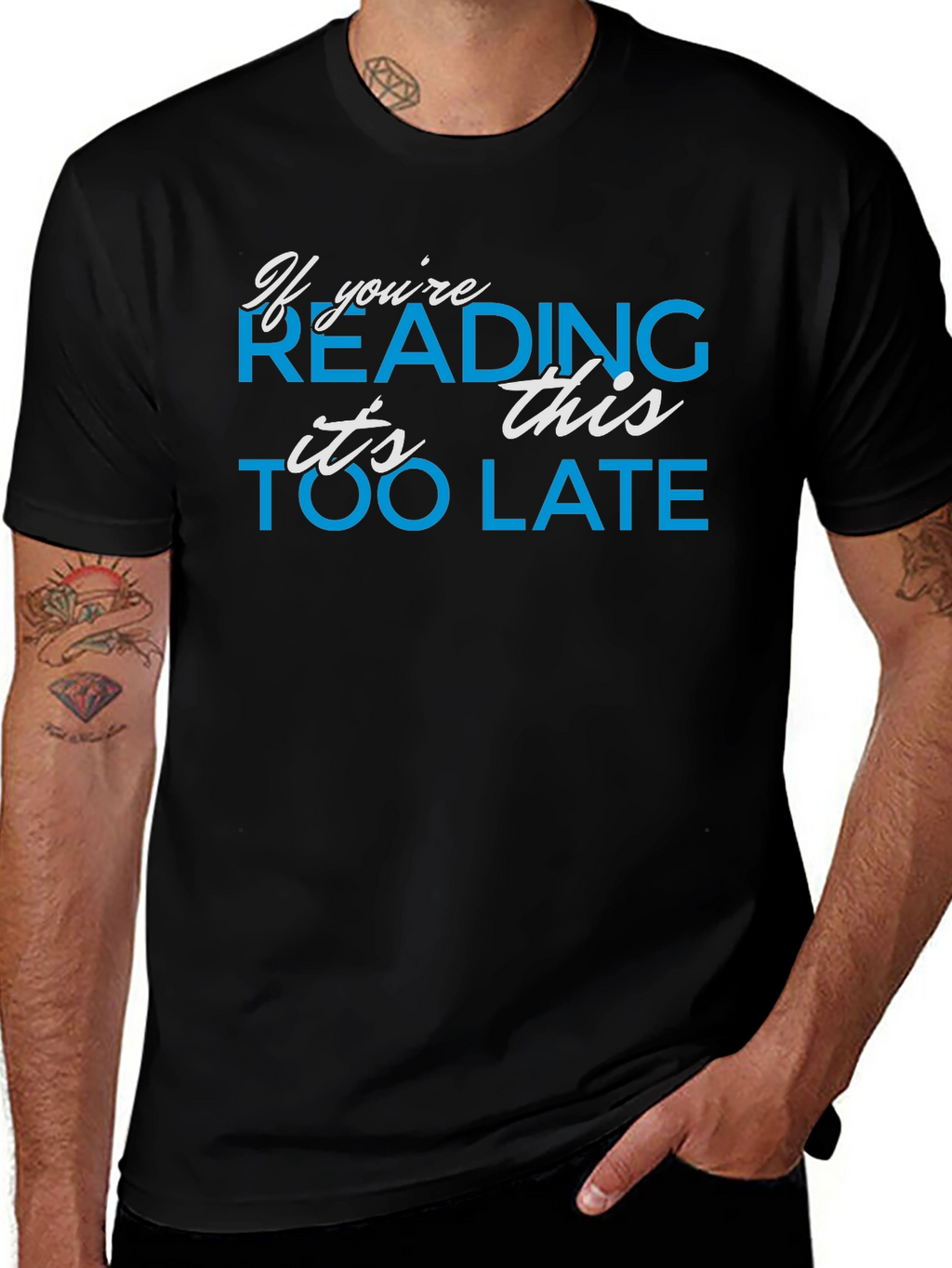 If Youre Reading This T-Shirt - Funny Graphic Tee