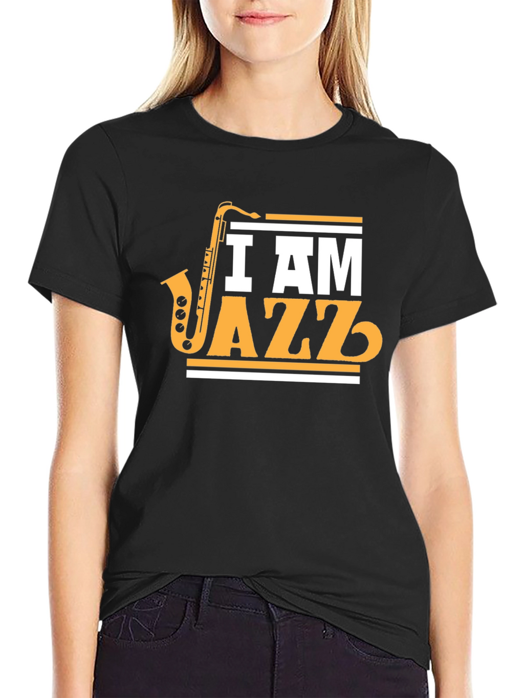 I Am Jazz T-Shirt - Saxophone Music Tee